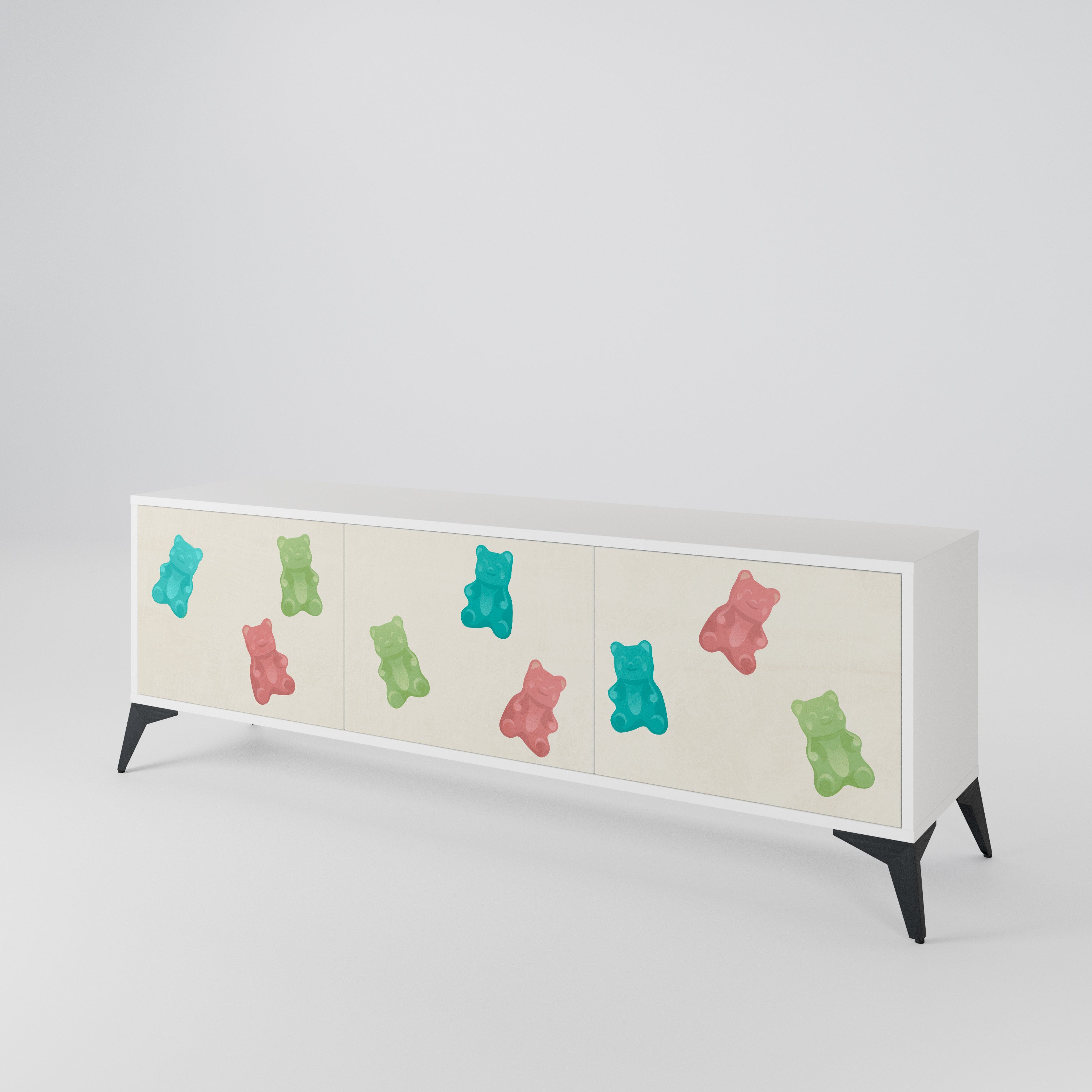GUMMY BEARS 3-Door TV Cabinet