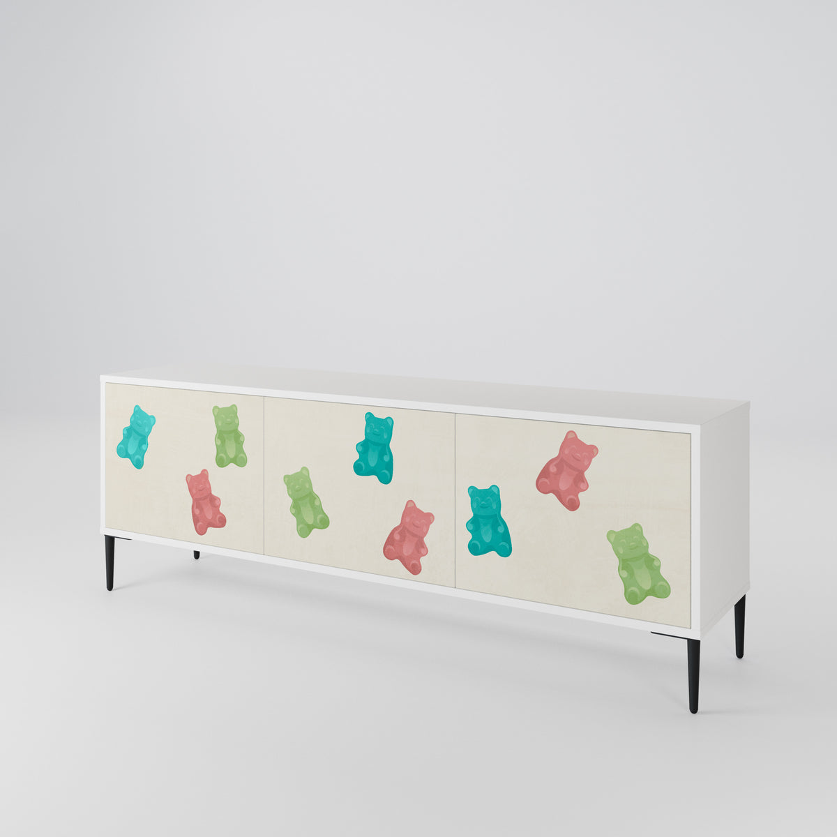 GUMMY BEARS 3-Door TV Cabinet