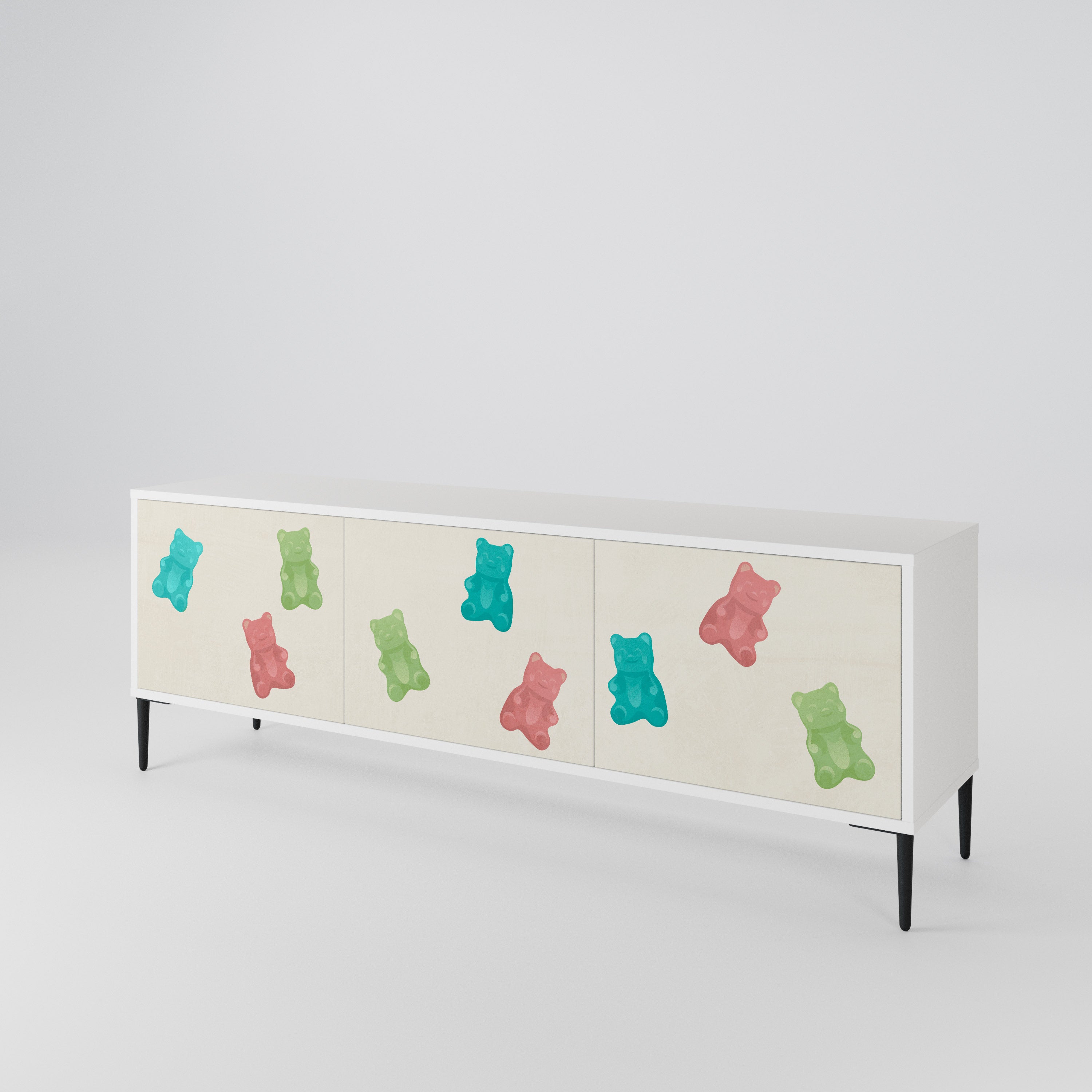 GUMMY BEARS 3-Door TV Cabinet