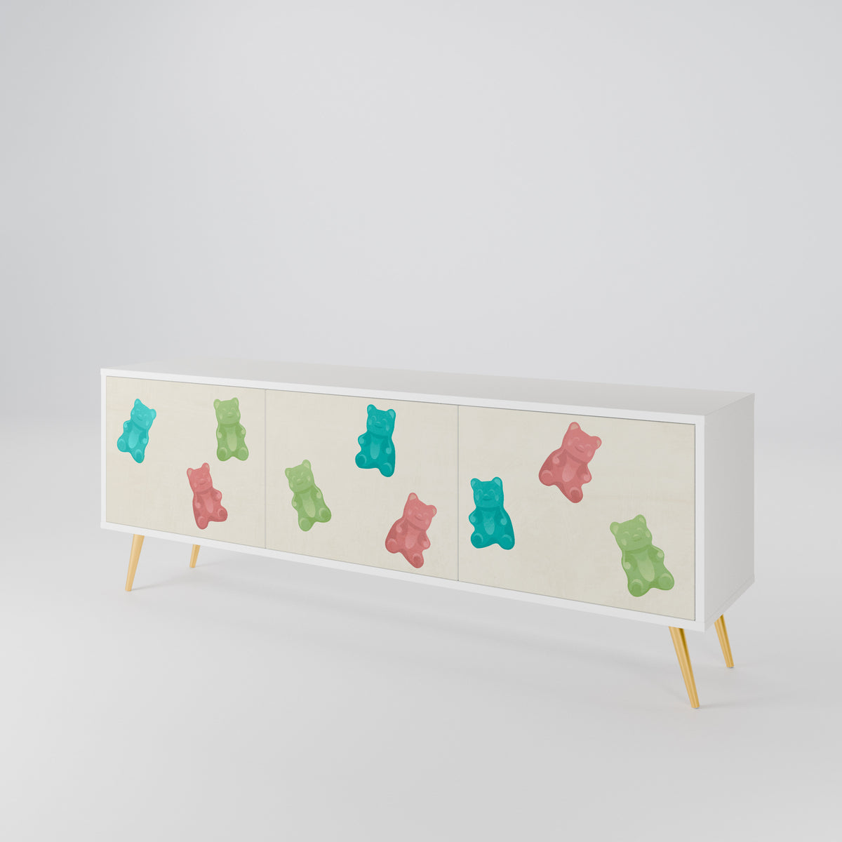 GUMMY BEARS 3-Door TV Cabinet