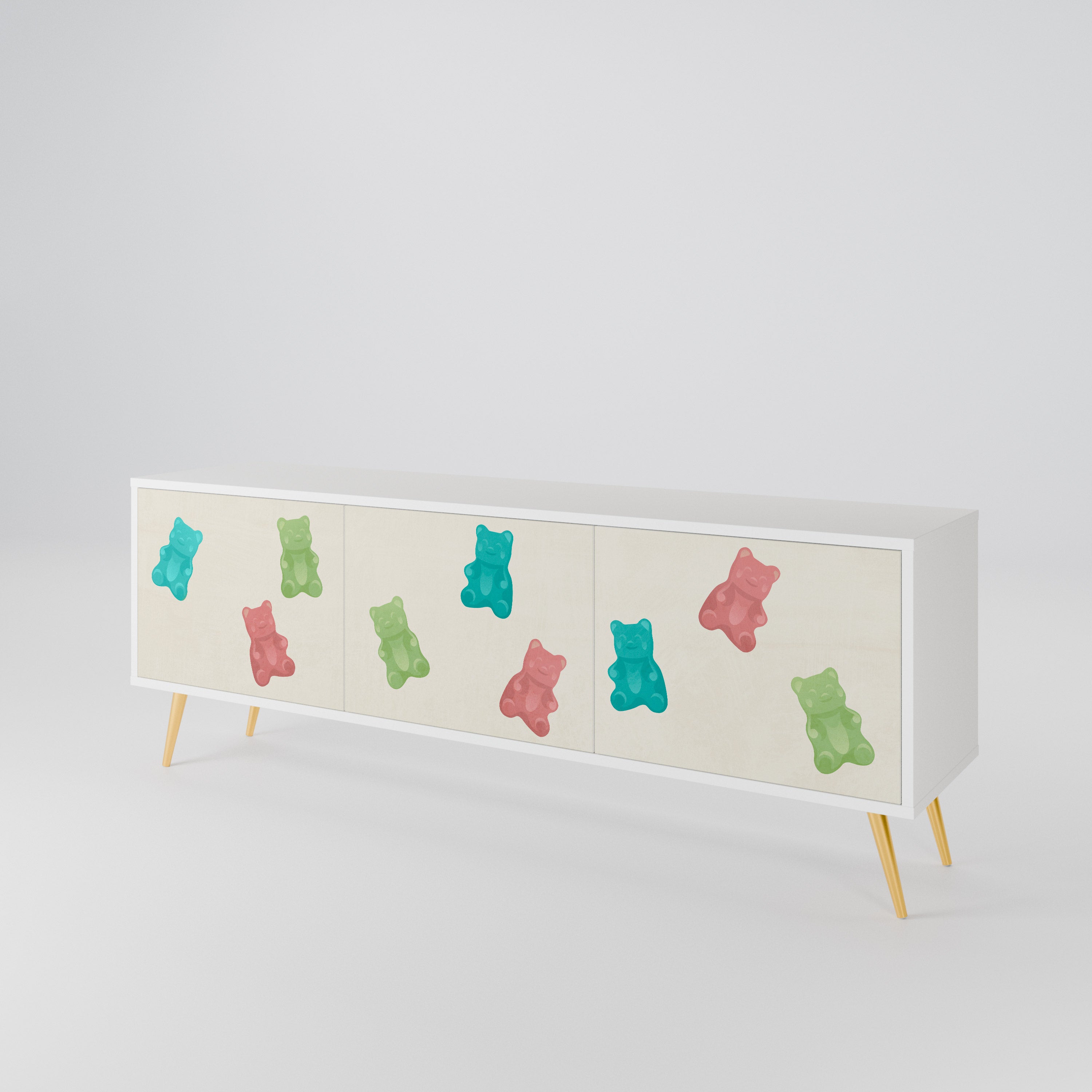 GUMMY BEARS 3-Door TV Cabinet