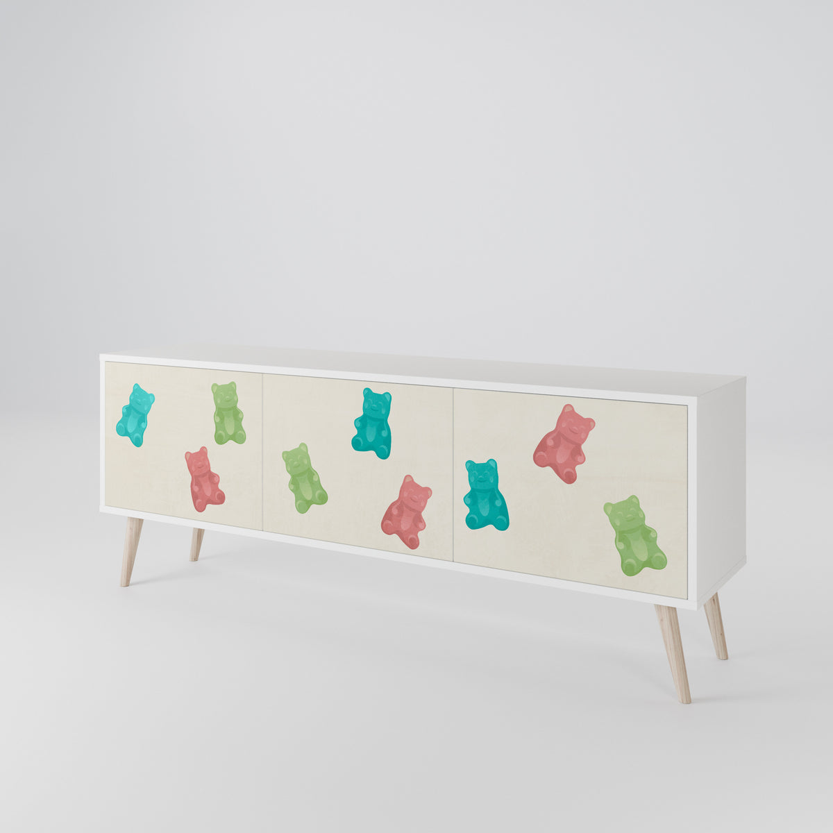 GUMMY BEARS 3-Door TV Cabinet