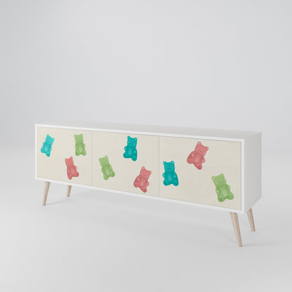 GUMMY BEARS 3-Door TV Cabinet