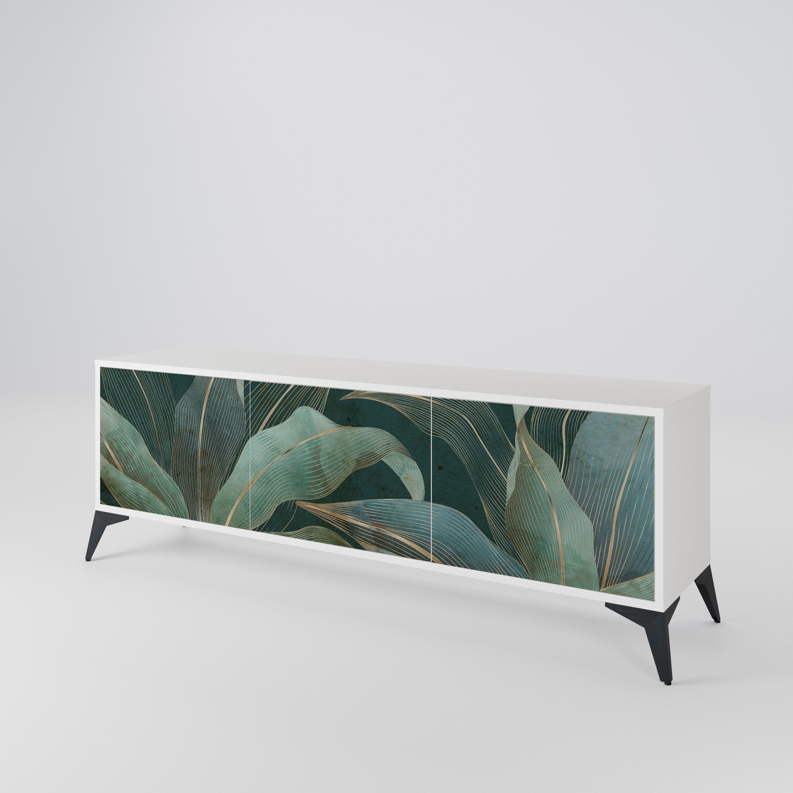 ROYAL GREEN 3-Door TV Cabinet