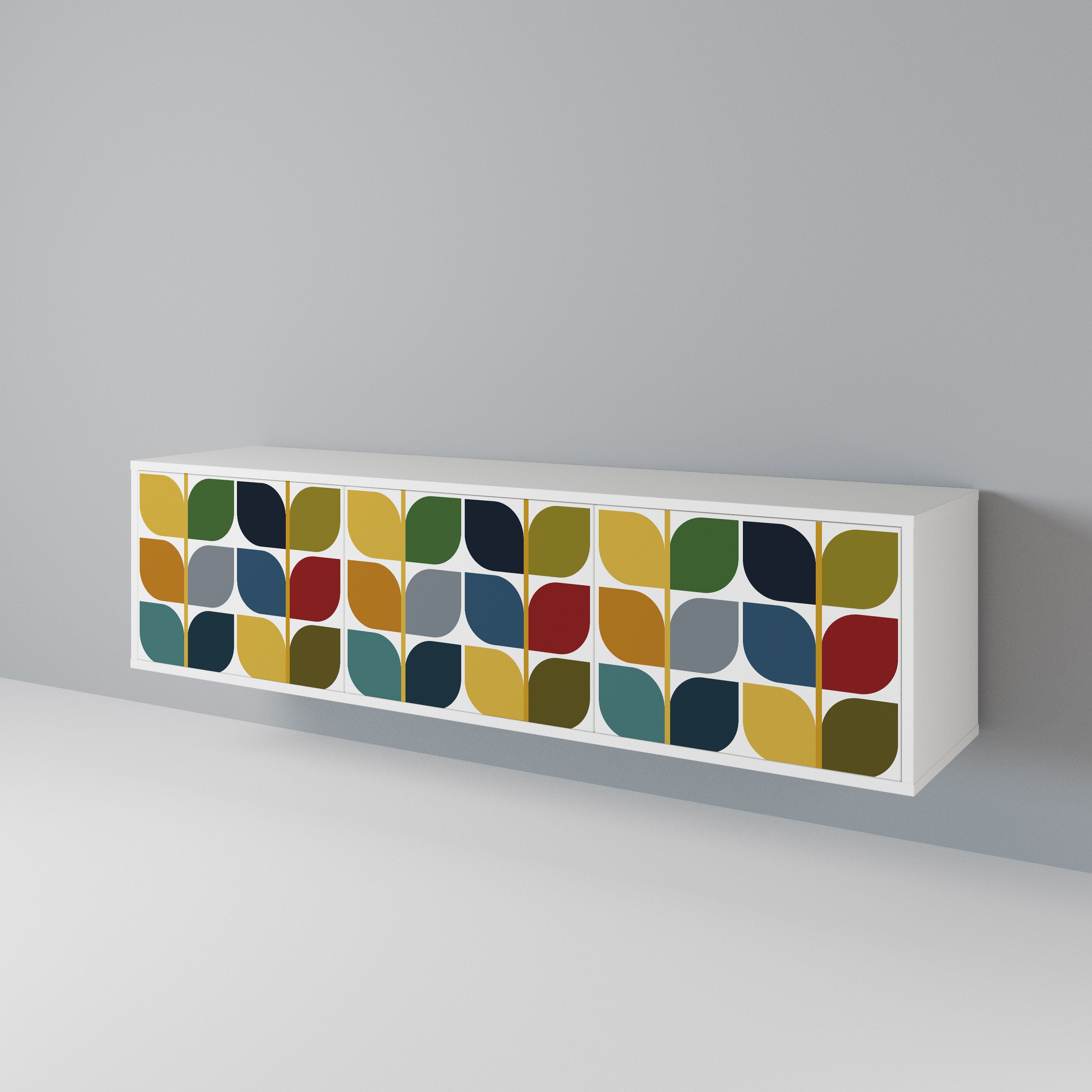 WEIGHTLESS HOURS 3-Door TV Cabinet
