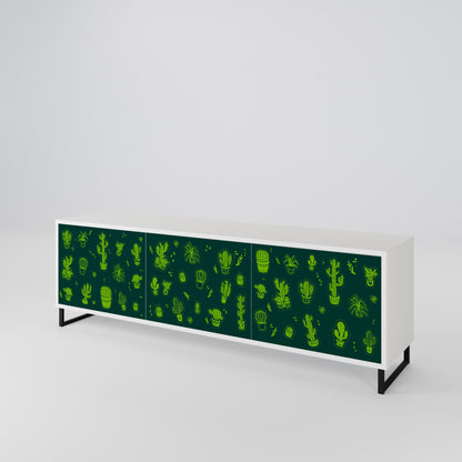 DESERT GREEN 3-Door TV Cabinet