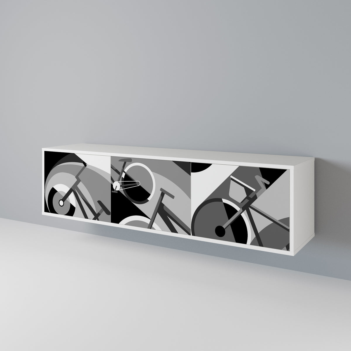 BIKE ENERGY 3-Door TV Cabinet