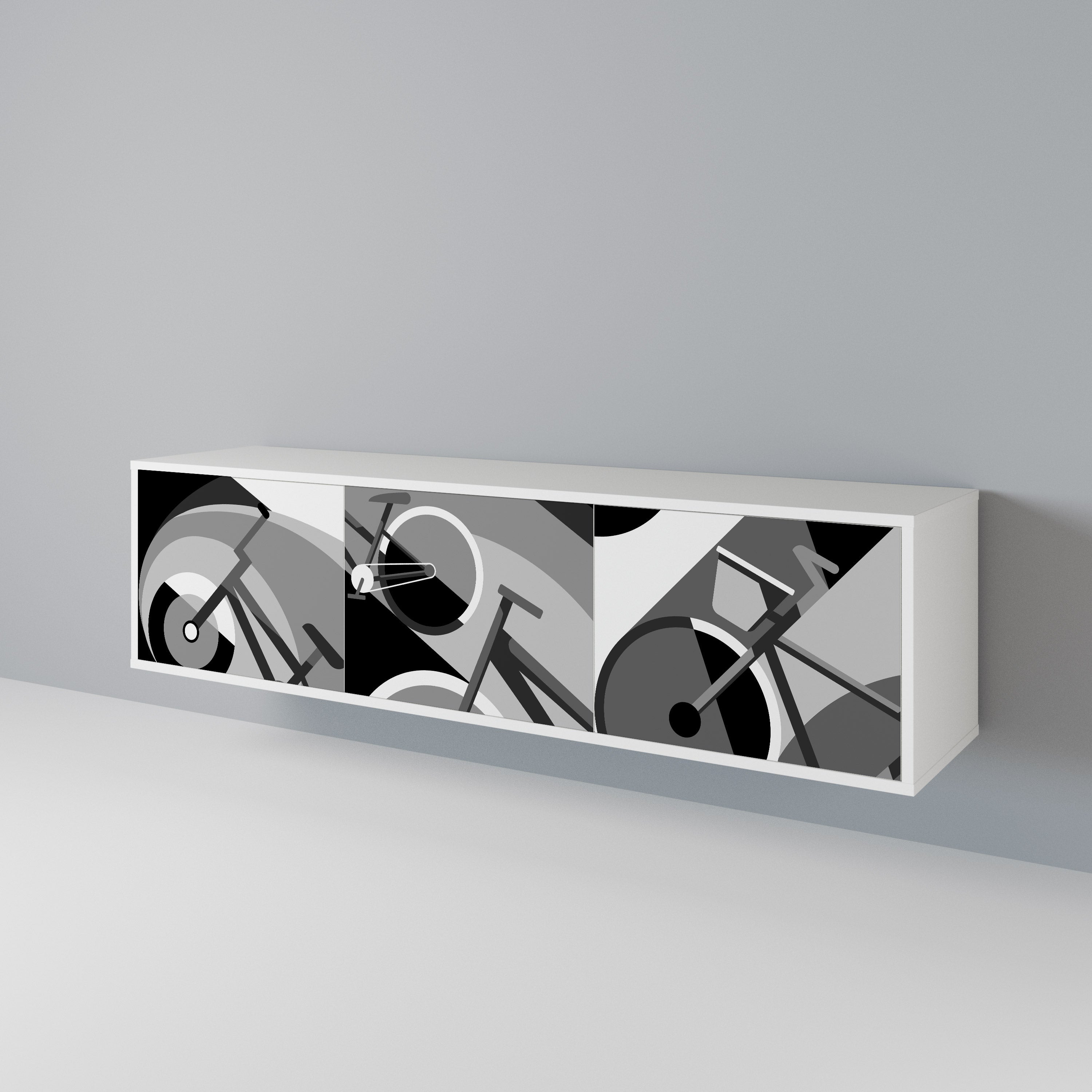 BIKE ENERGY 3-Door TV Cabinet