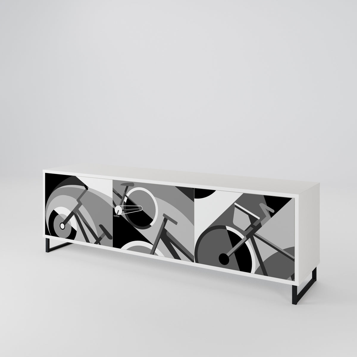 BIKE ENERGY 3-Door TV Cabinet