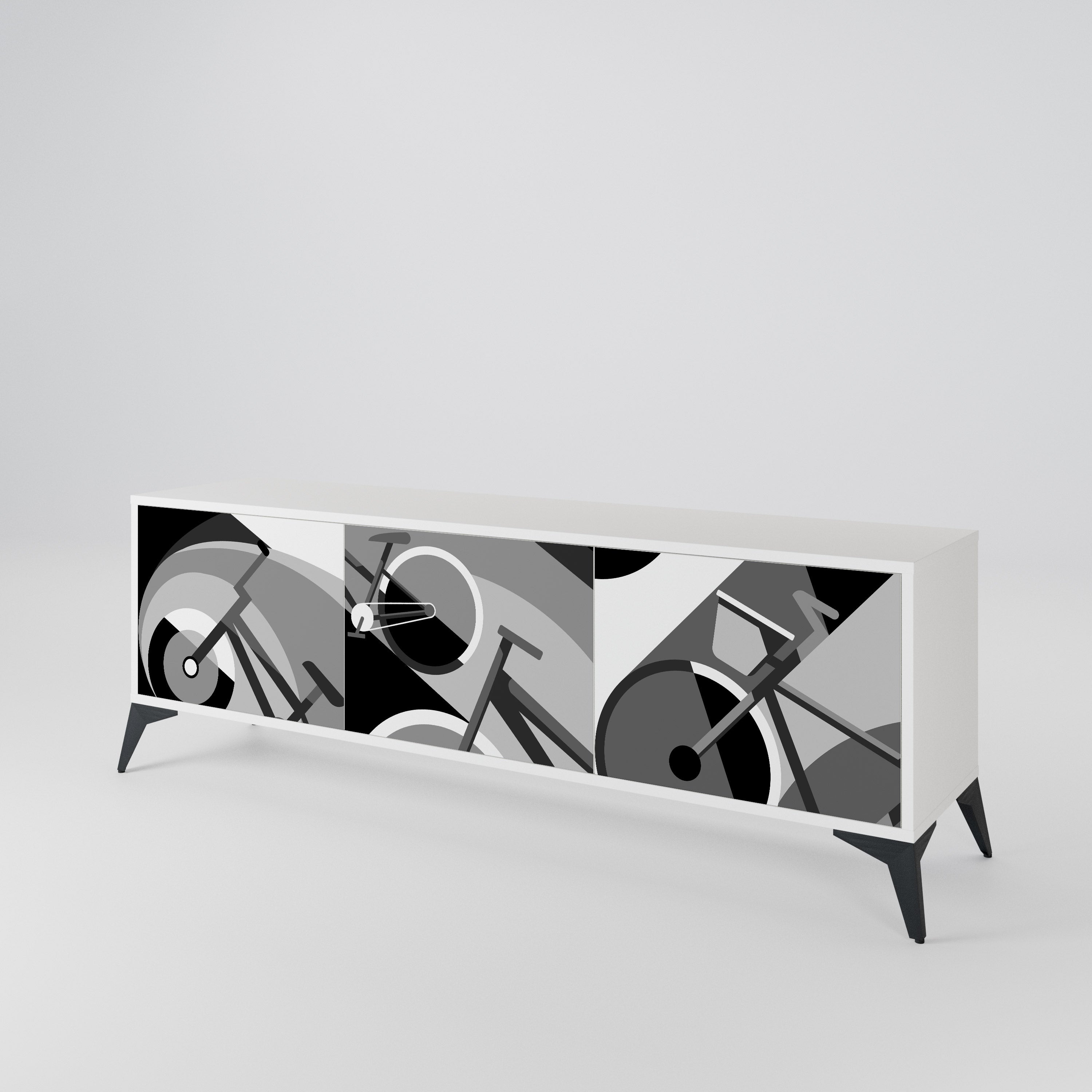 BIKE ENERGY 3-Door TV Cabinet
