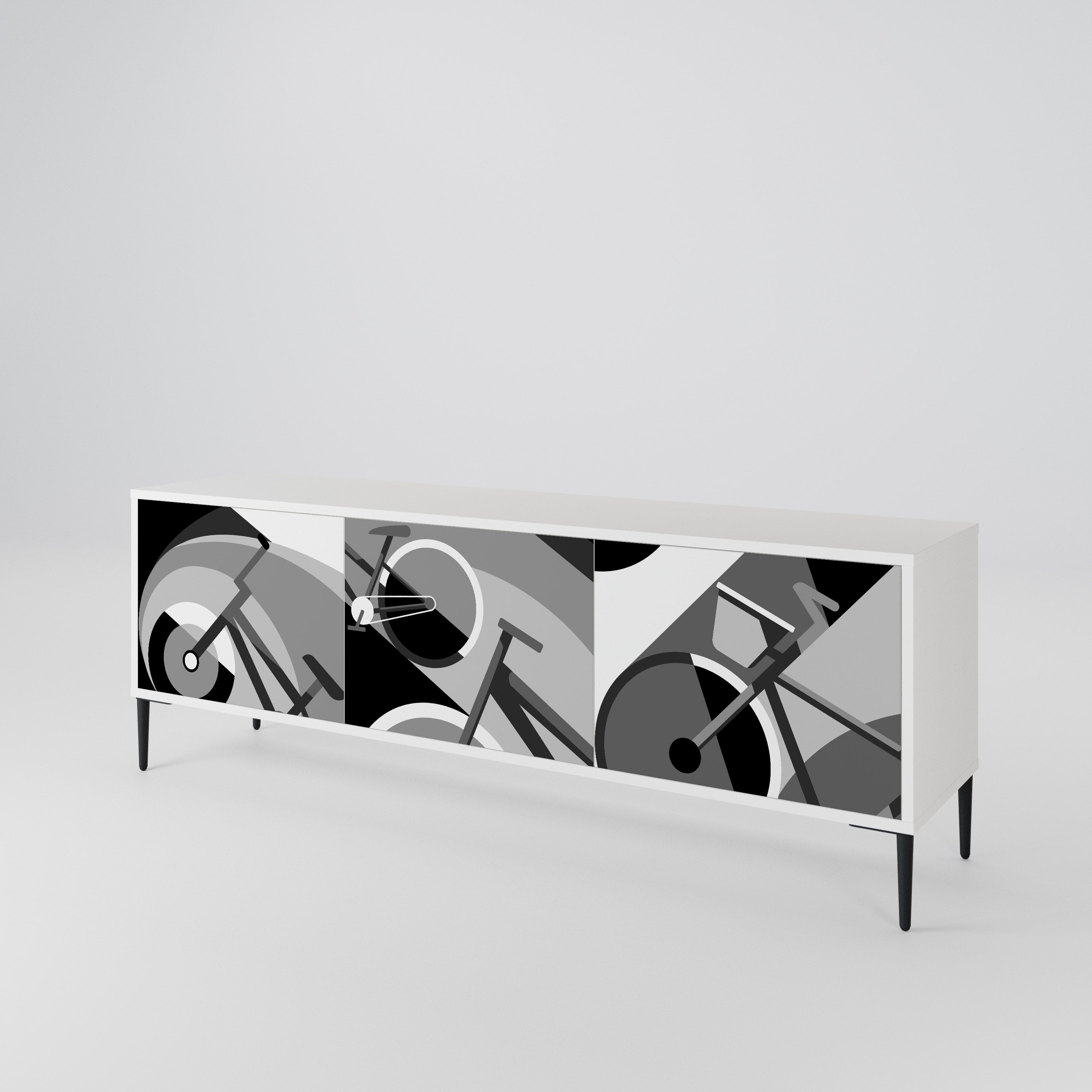 BIKE ENERGY 3-Door TV Cabinet