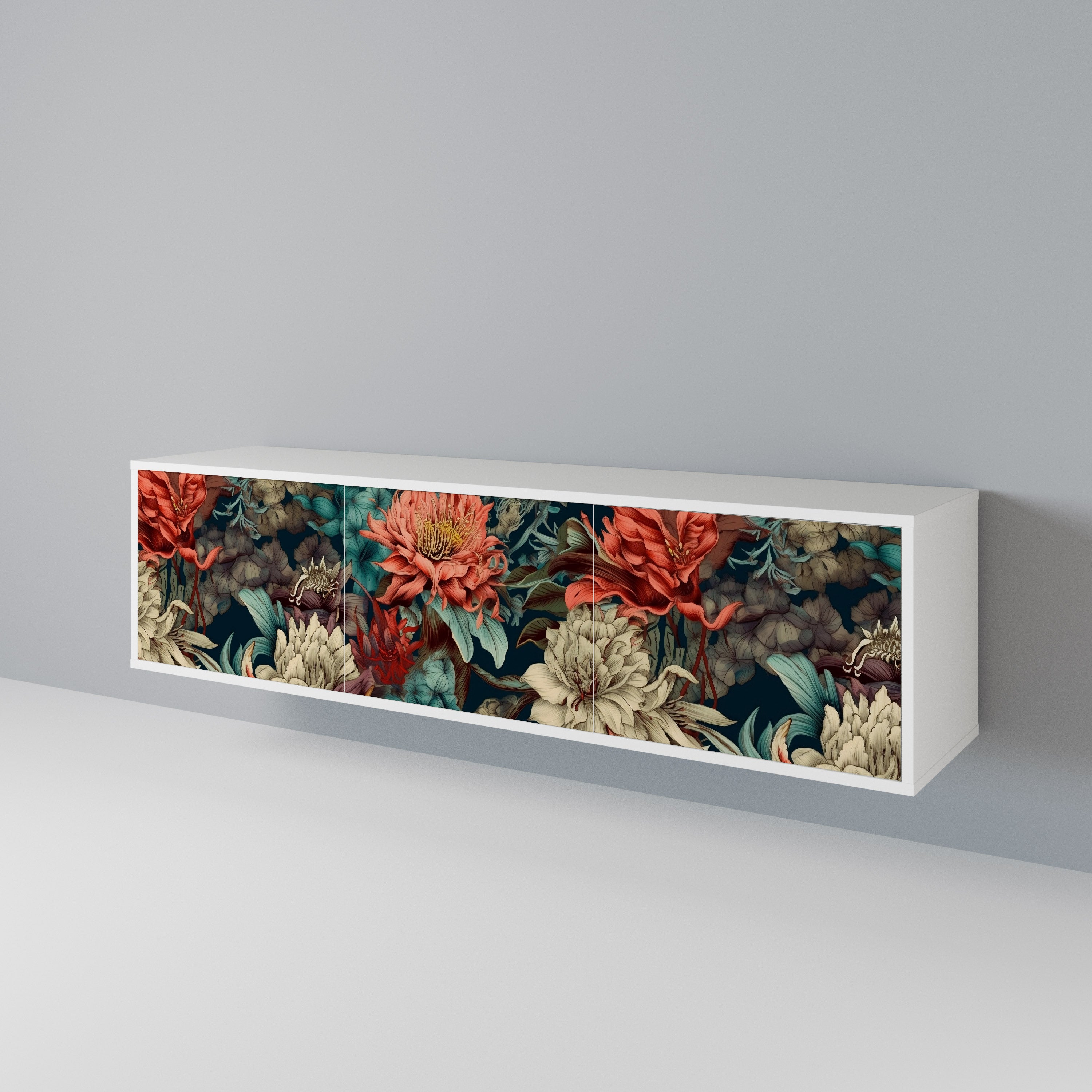 SPROUTING GRACE 3-Door TV Cabinet