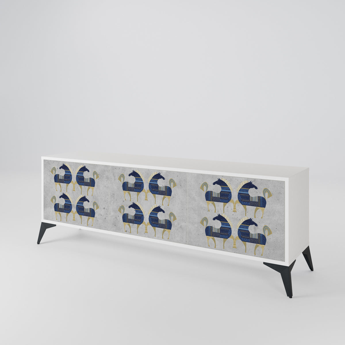 MAJESTIC STEED 3-Door TV Cabinet