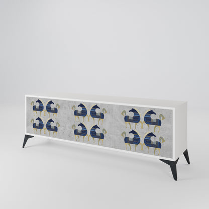 MAJESTIC STEED 3-Door TV Cabinet