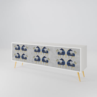 MAJESTIC STEED 3-Door TV Cabinet
