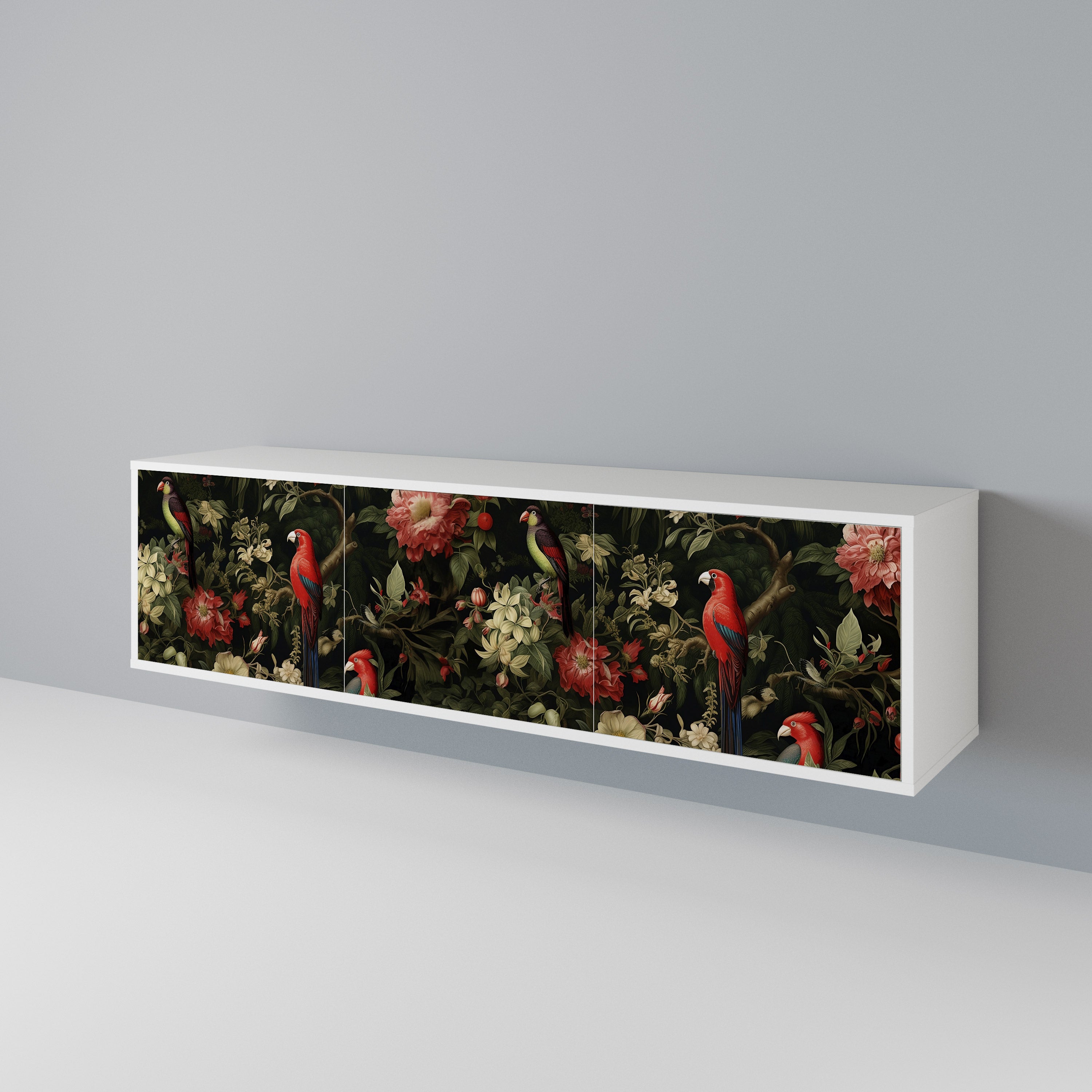 AVIAN GREENERY 3-Door TV Cabinet