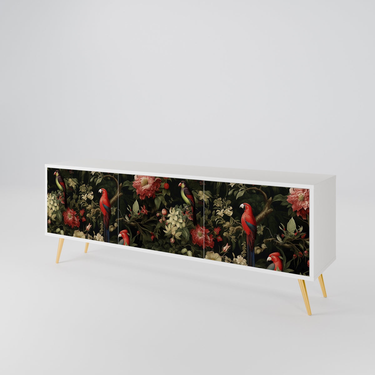 AVIAN GREENERY 3-Door TV Cabinet