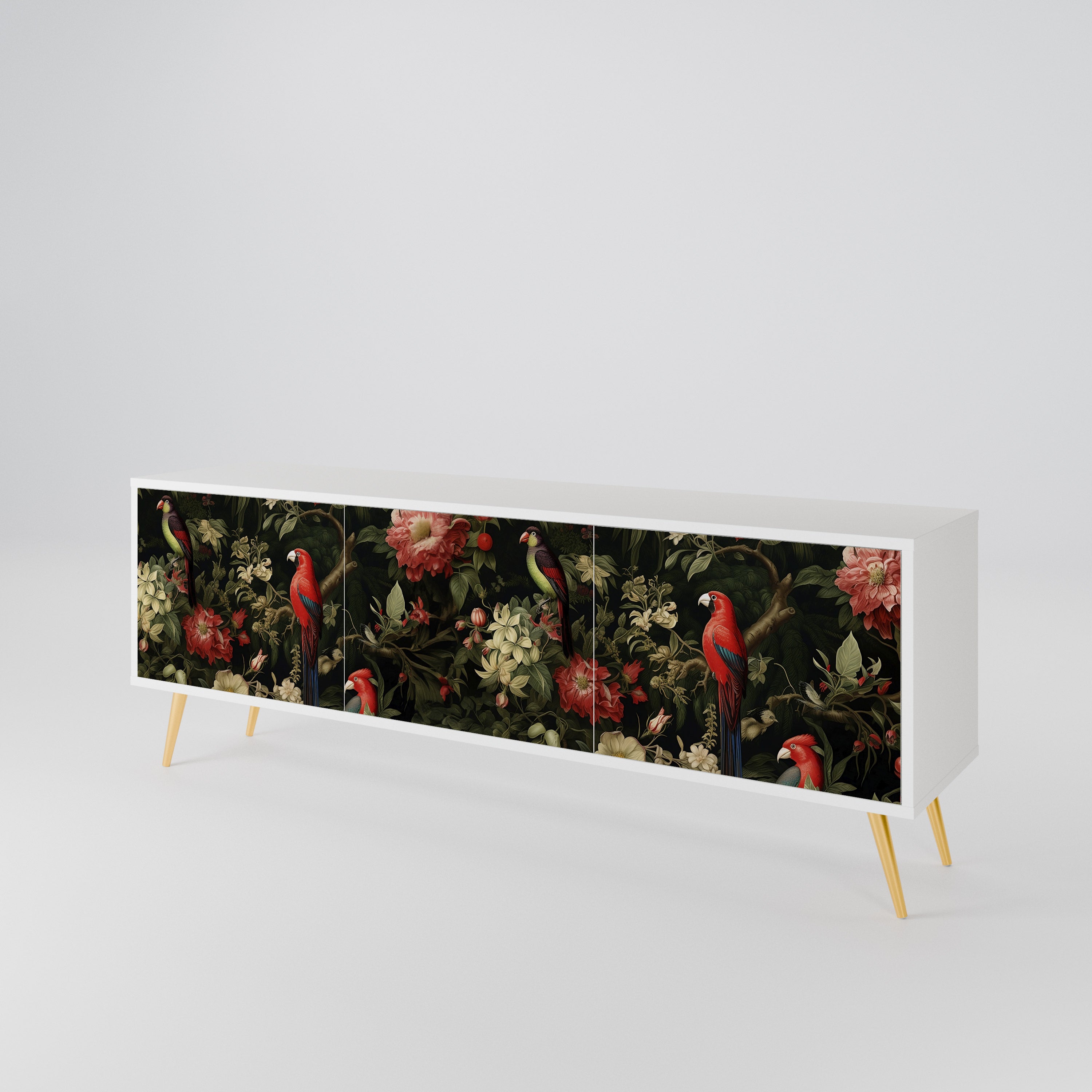AVIAN GREENERY 3-Door TV Cabinet
