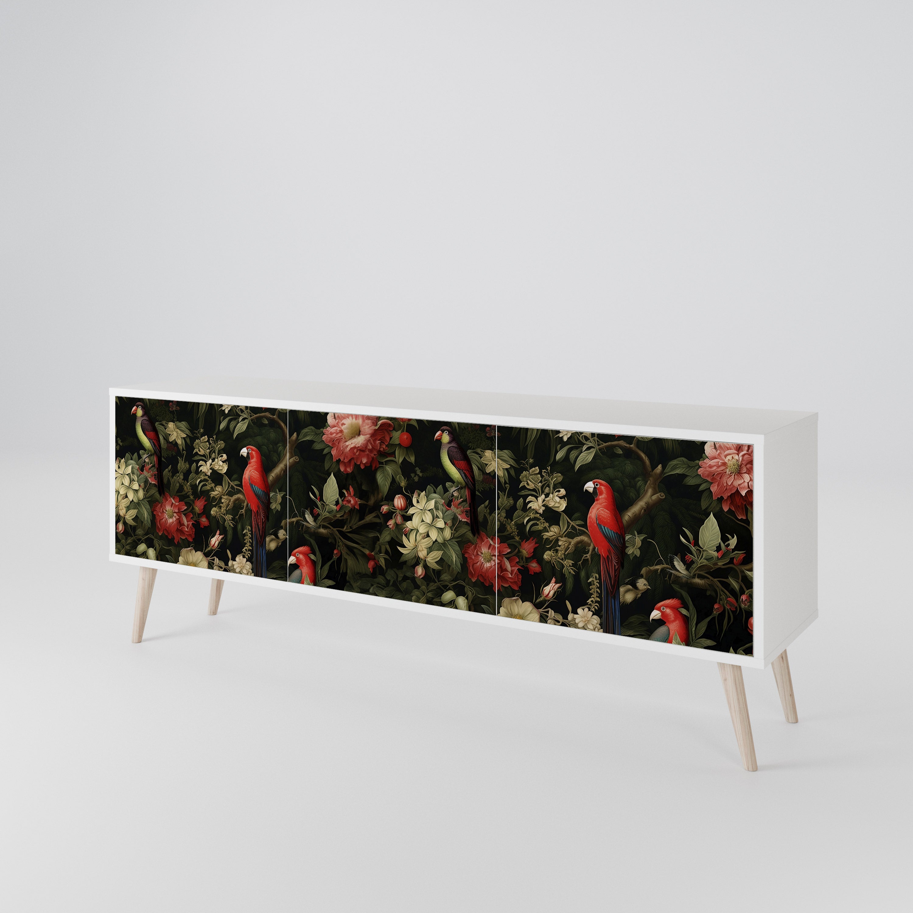AVIAN GREENERY 3-Door TV Cabinet