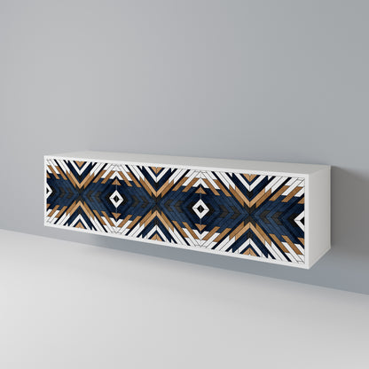 ARTFUL GEOMETRY 3-Door TV Cabinet