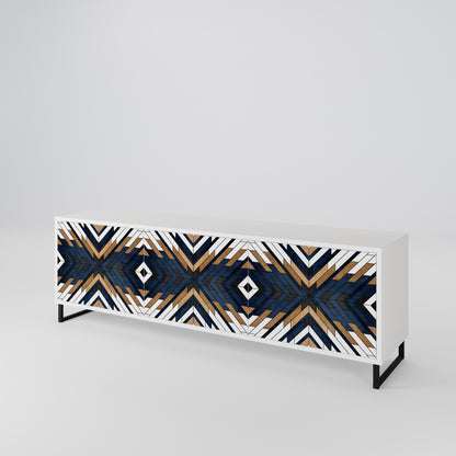 ARTFUL GEOMETRY 3-Door TV Cabinet