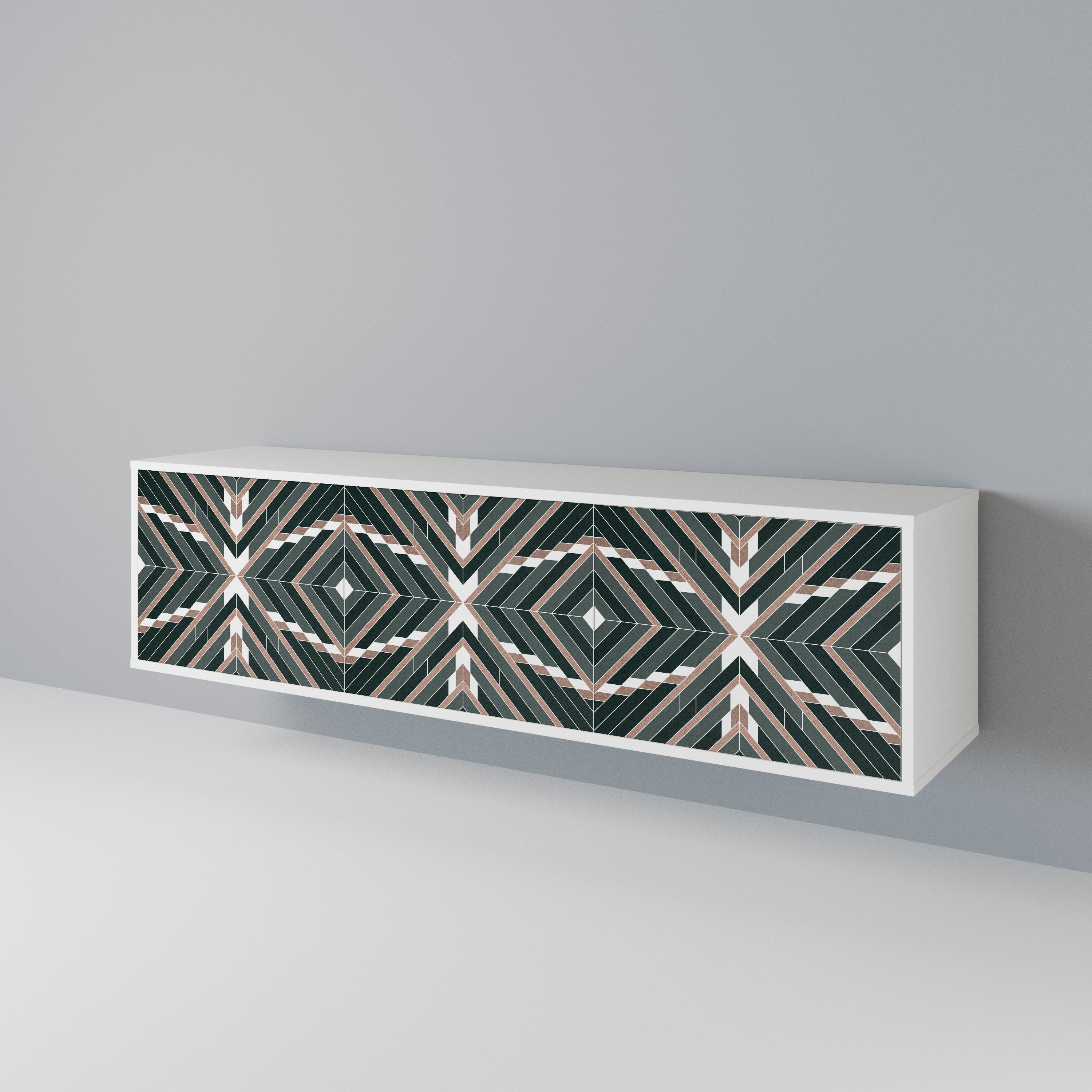 DIMENSION DELIGHTS 3-Door TV Cabinet