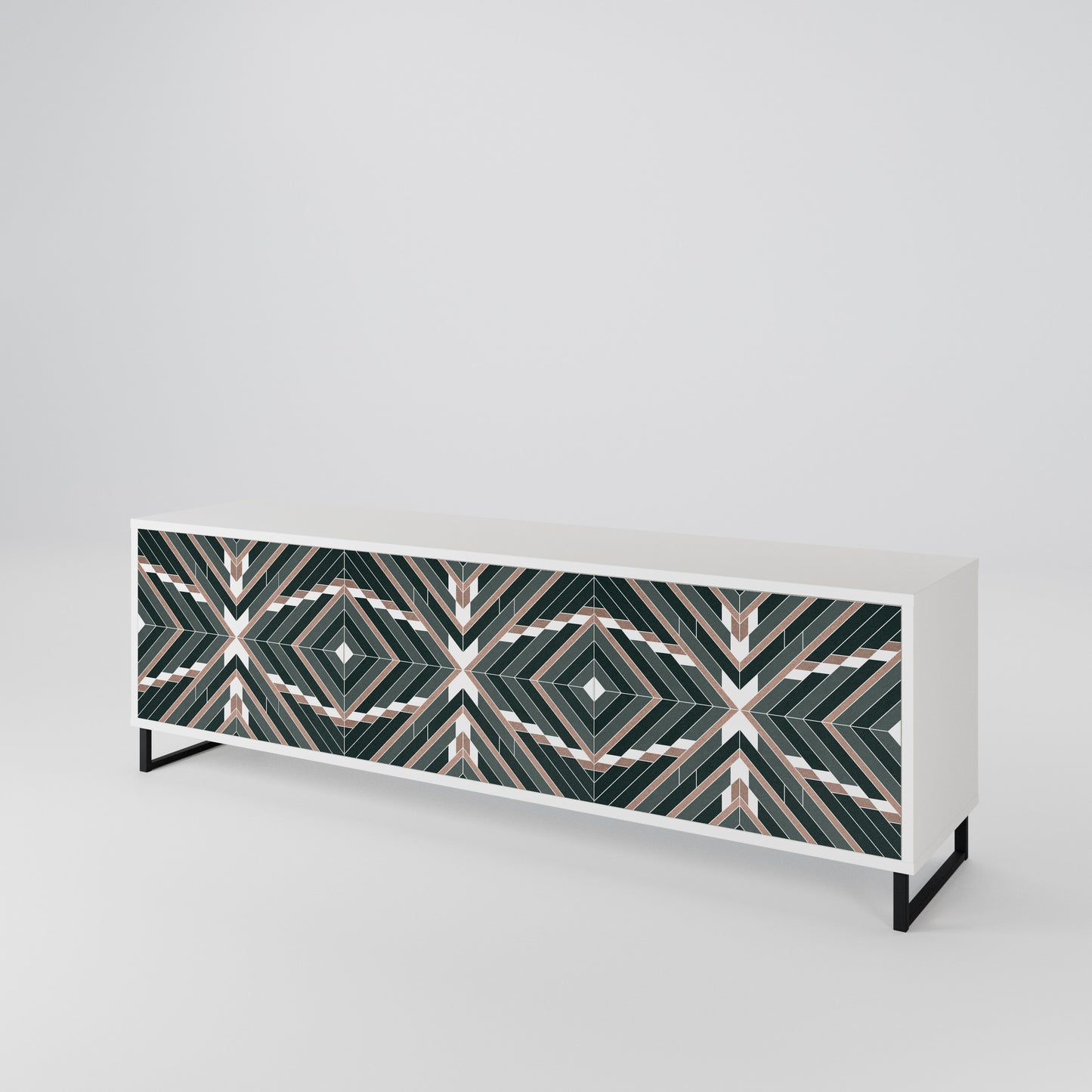 DIMENSION DELIGHTS 3-Door TV Cabinet