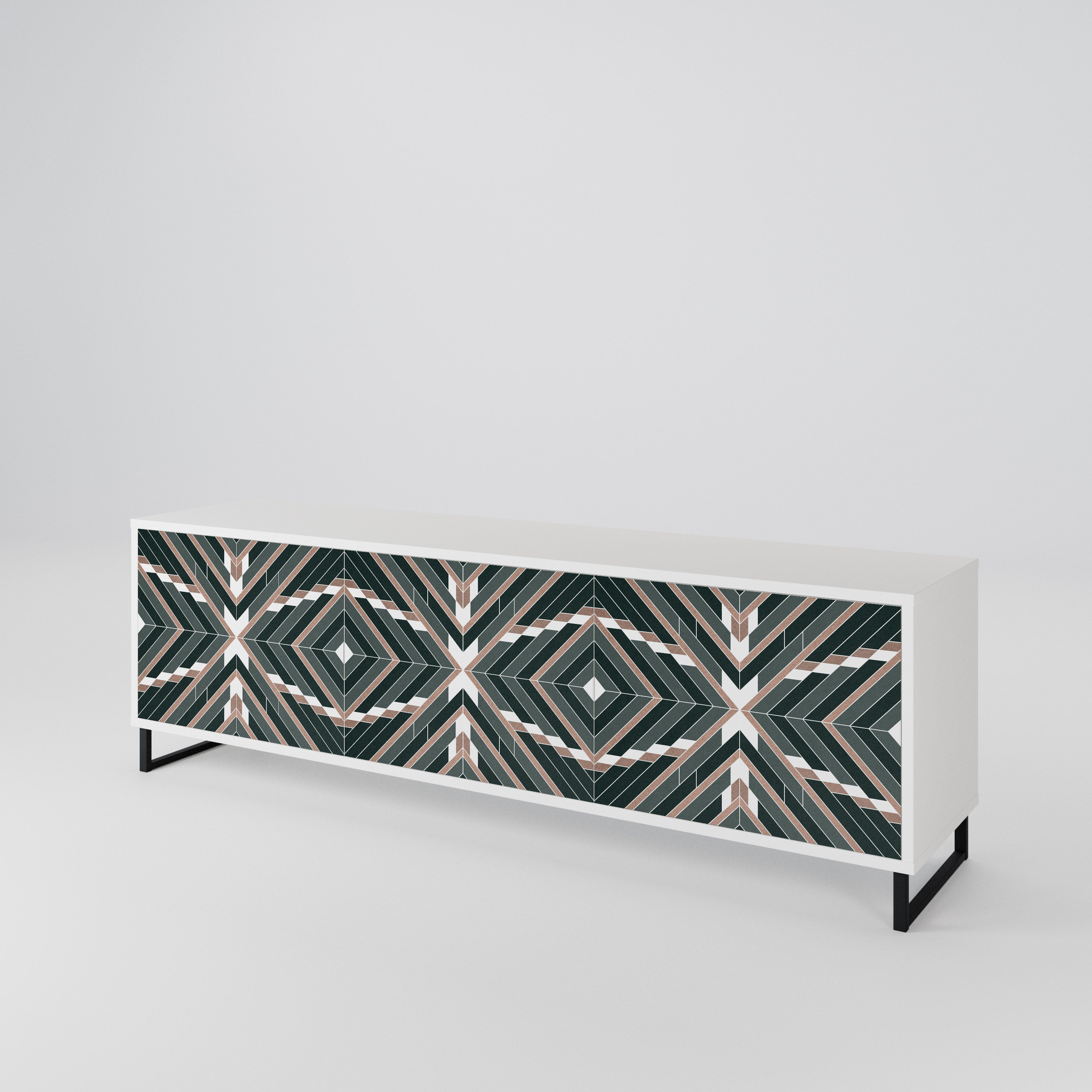 DIMENSION DELIGHTS 3-Door TV Cabinet