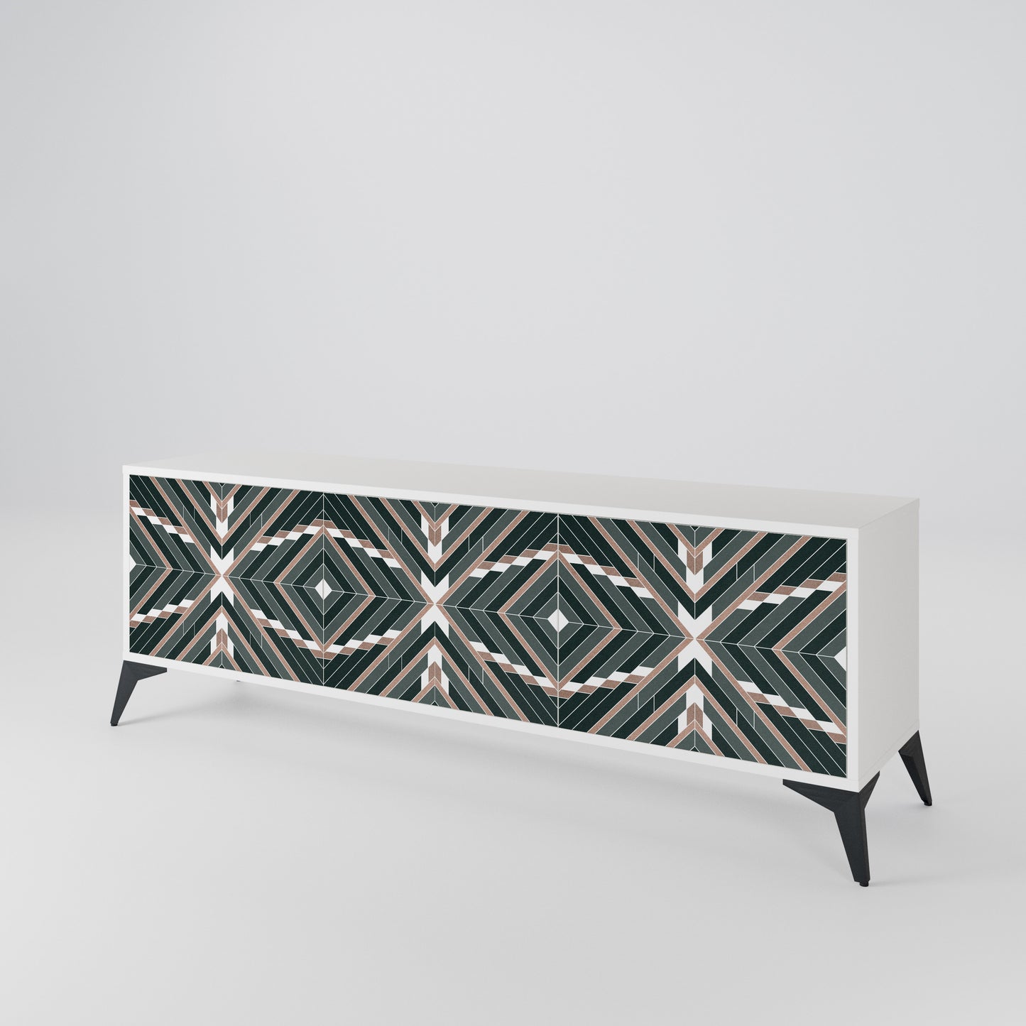 DIMENSION DELIGHTS 3-Door TV Cabinet