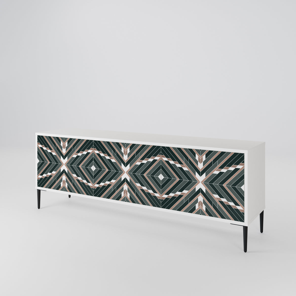 DIMENSION DELIGHTS 3-Door TV Cabinet