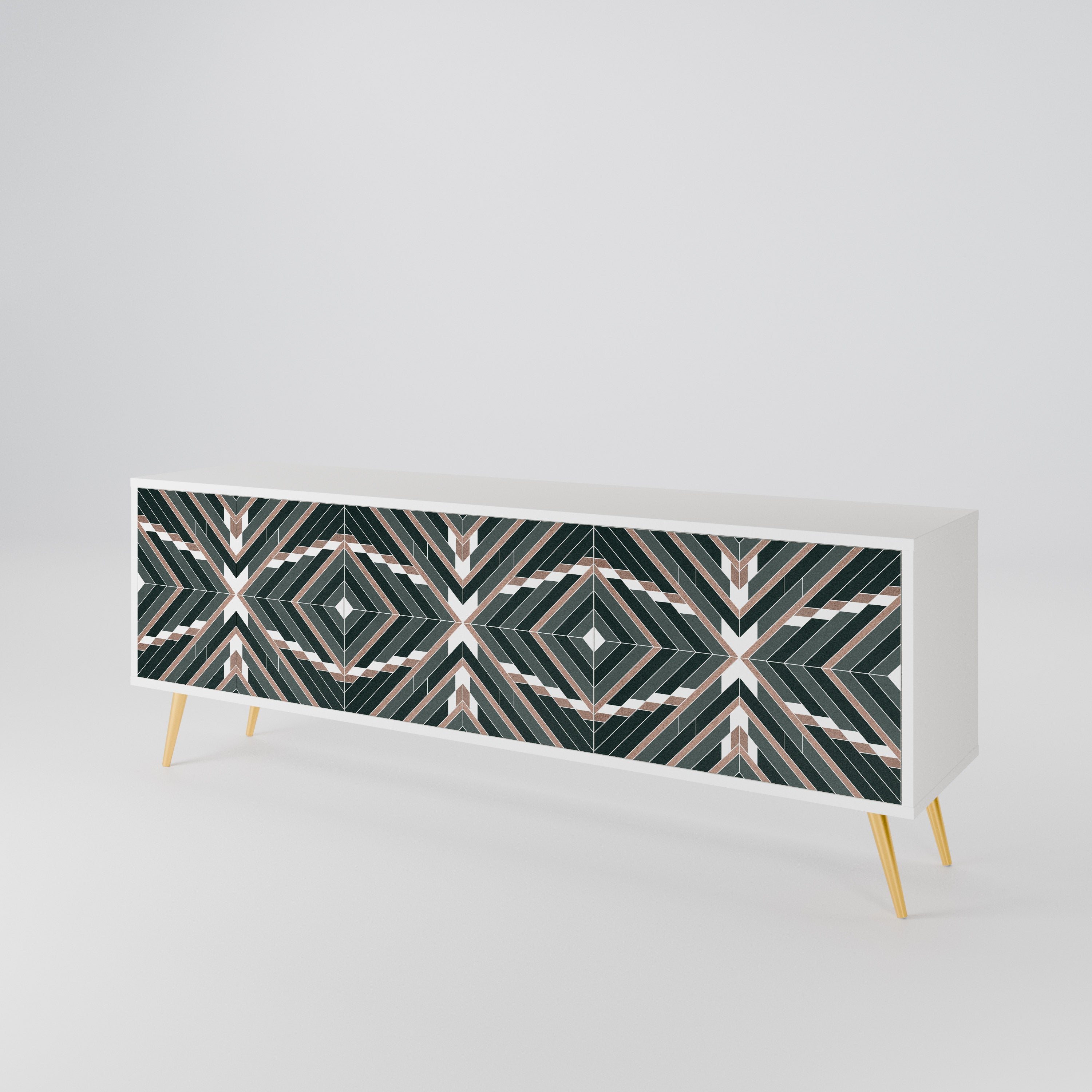 DIMENSION DELIGHTS 3-Door TV Cabinet