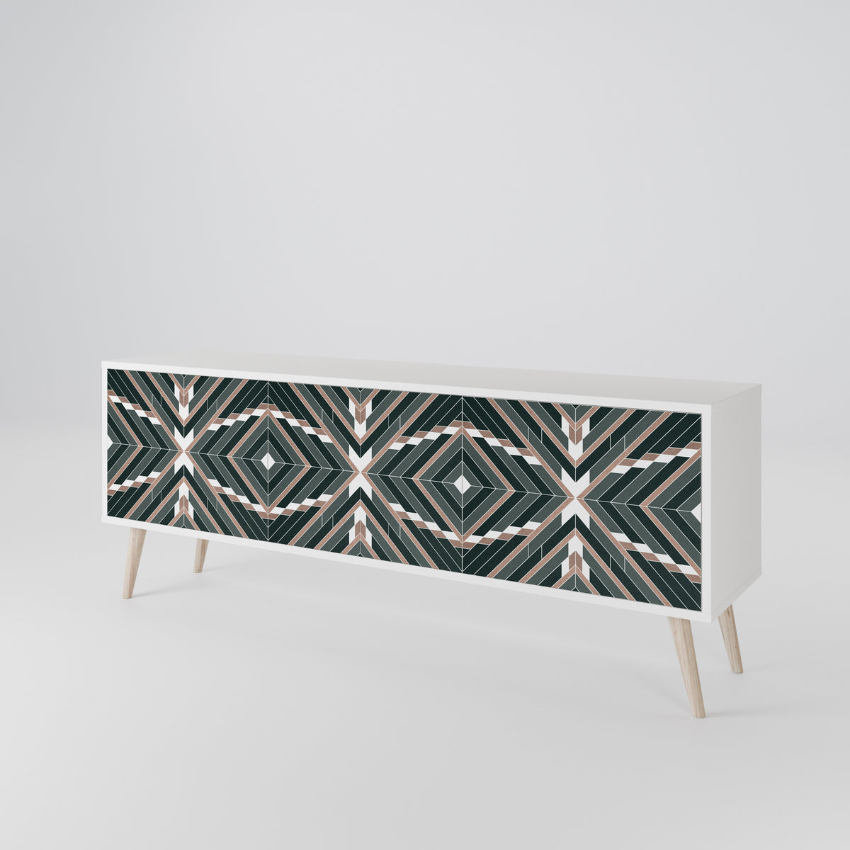 DIMENSION DELIGHTS 3-Door TV Cabinet