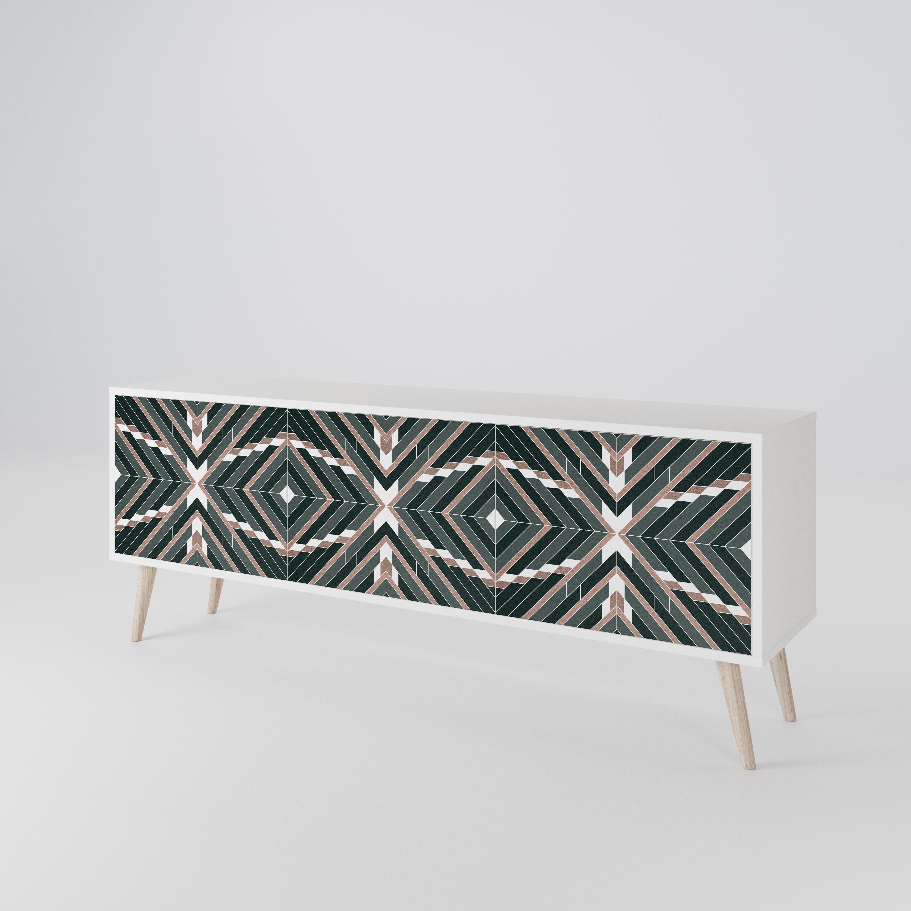 DIMENSION DELIGHTS 3-Door TV Cabinet