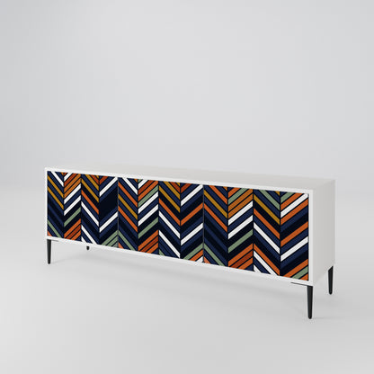 VIBRANT PATCHWORK 3-Door TV Cabinet