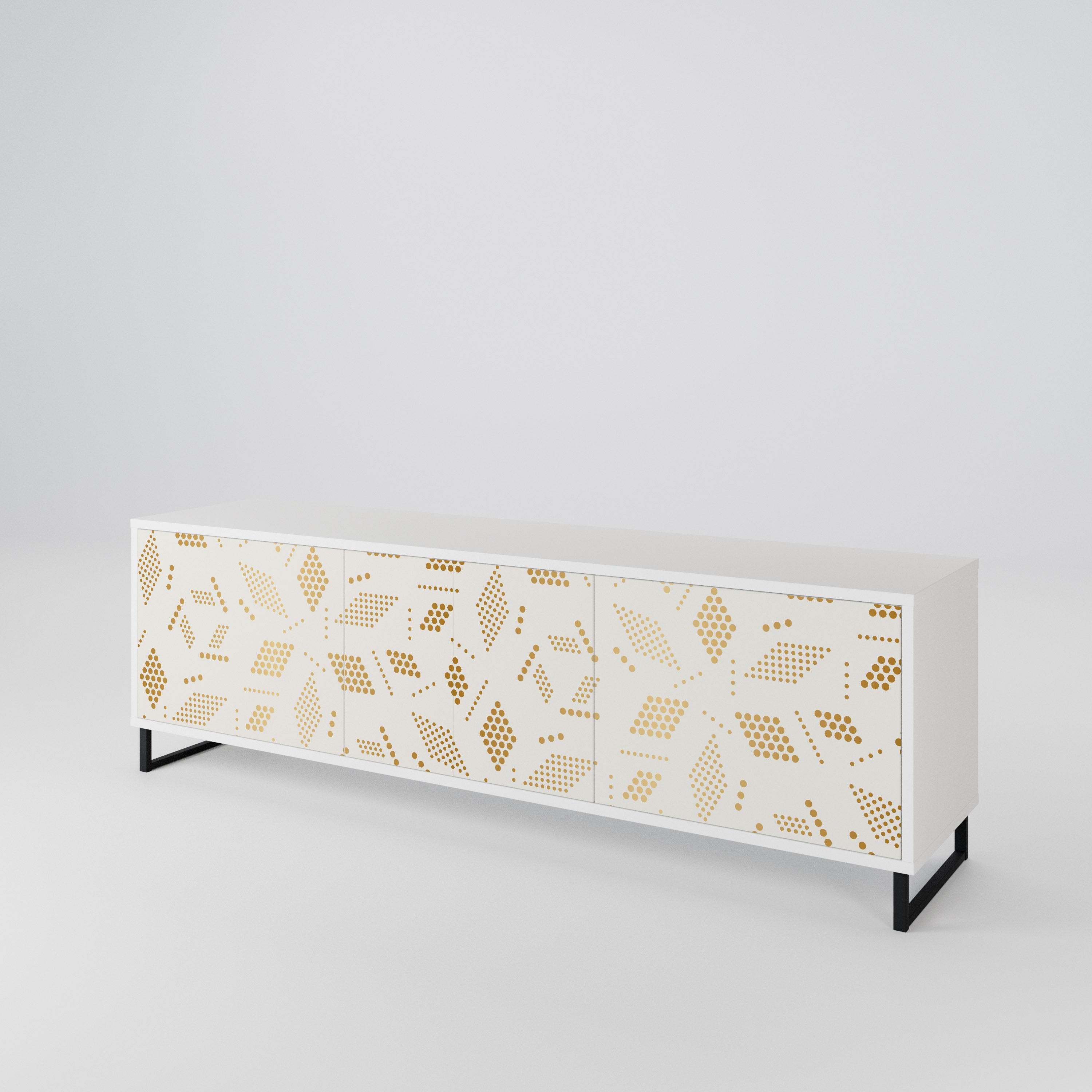 SPOTTED DAZE 3-Door TV Cabinet