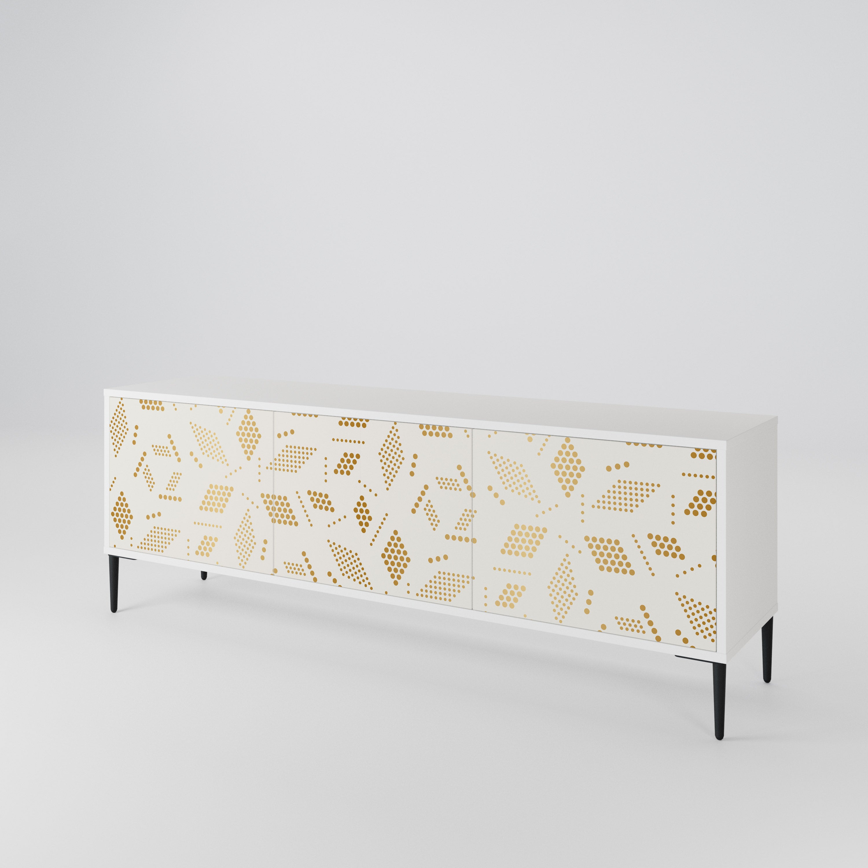 SPOTTED DAZE 3-Door TV Cabinet