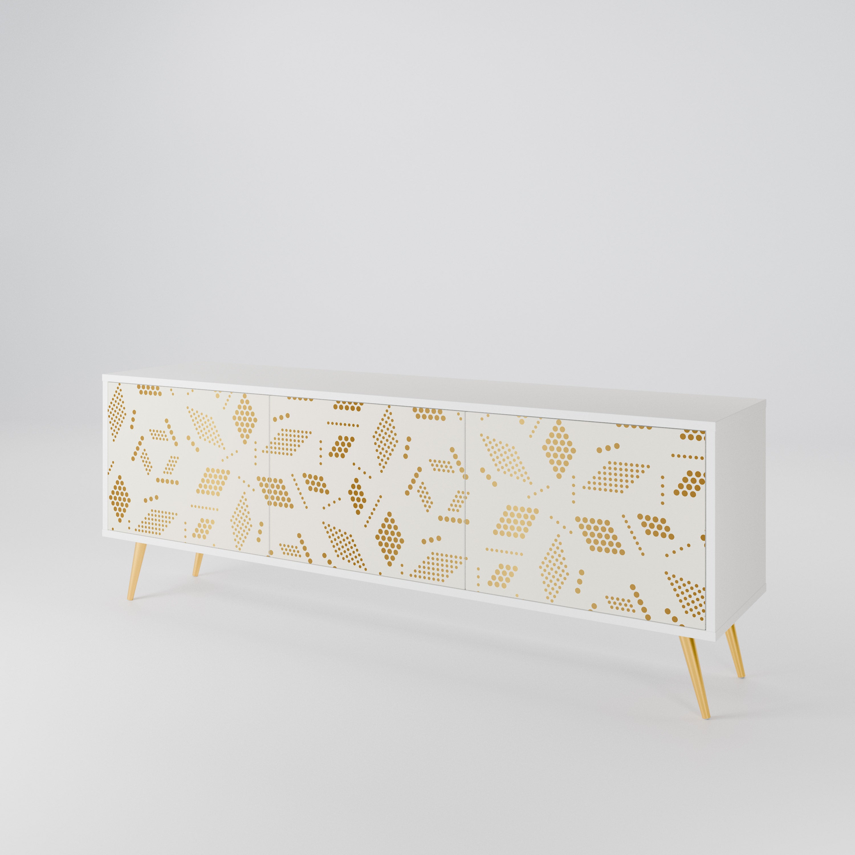 SPOTTED DAZE 3-Door TV Cabinet