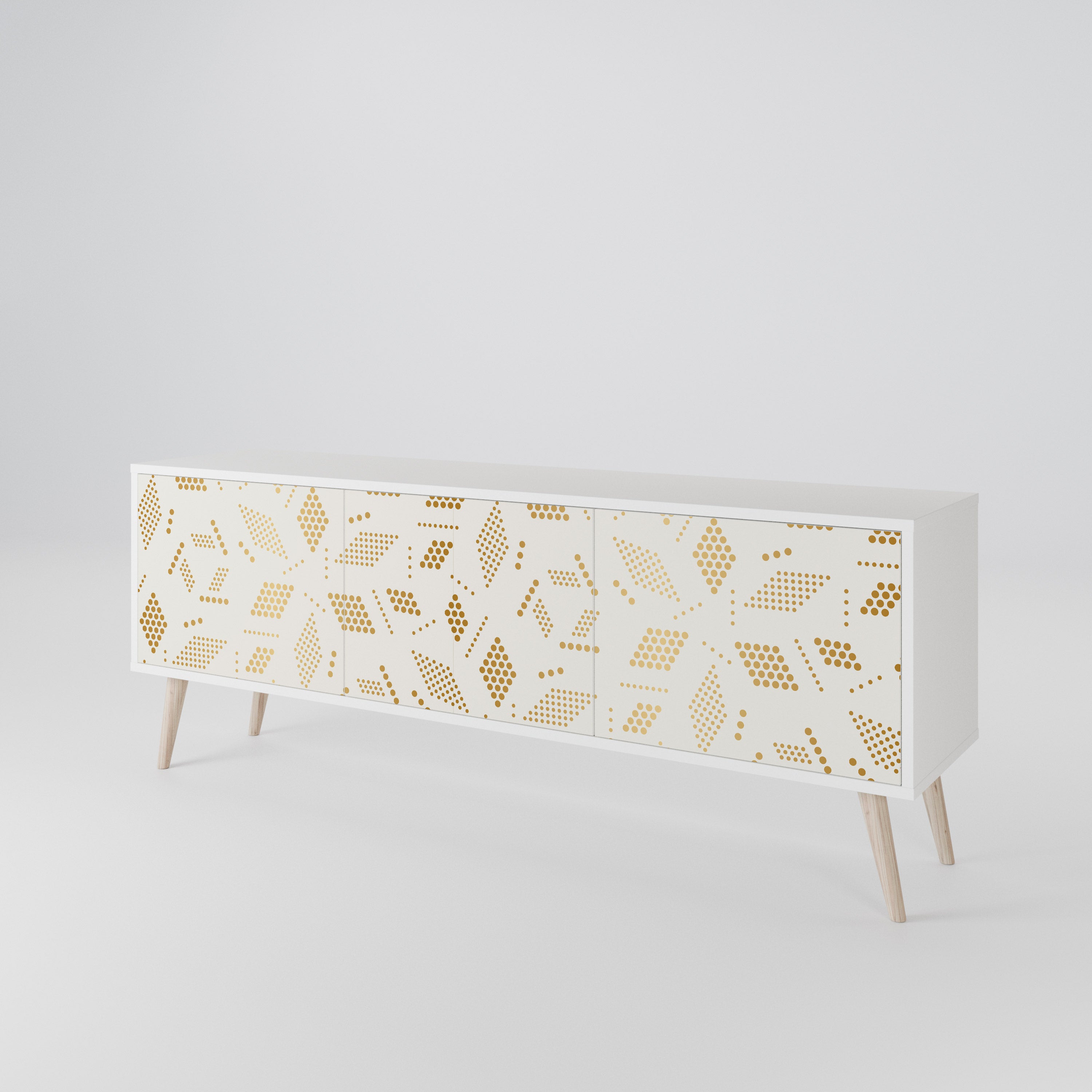 SPOTTED DAZE 3-Door TV Cabinet