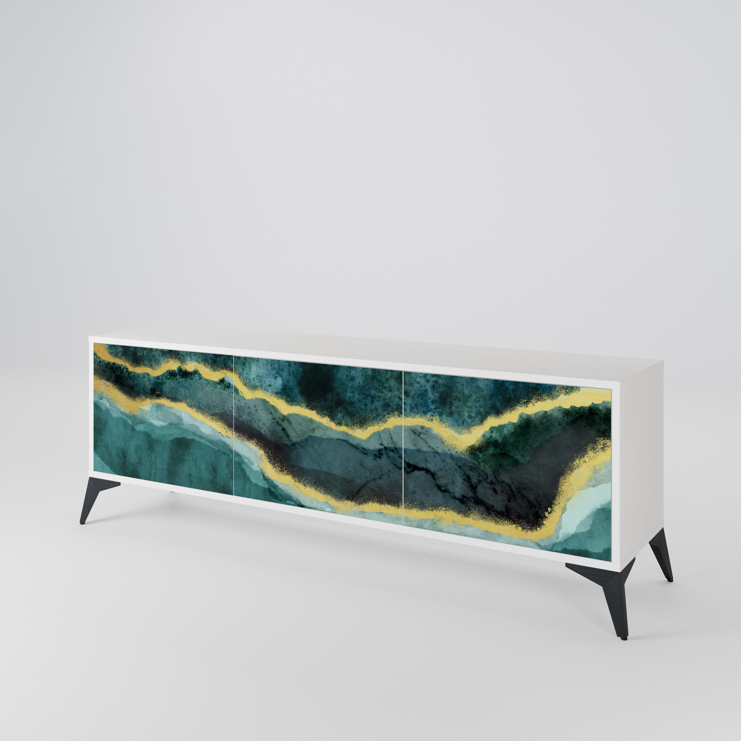 GOLDRUSH ODYSSEY 3-Door TV Cabinet