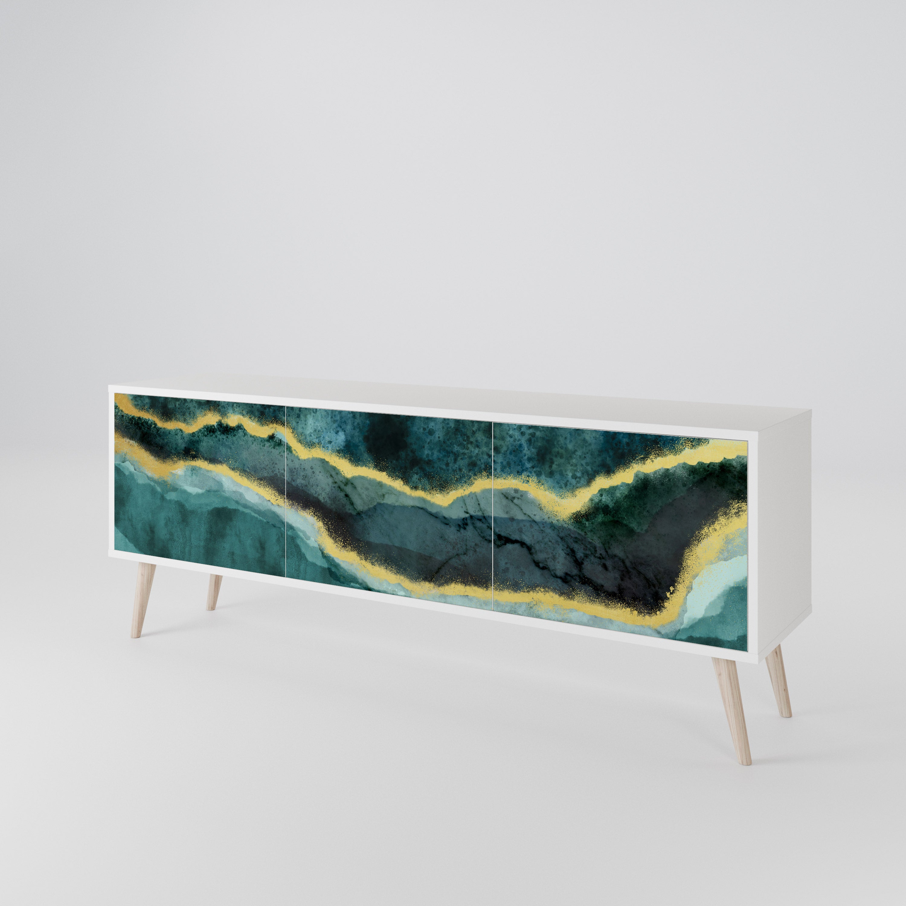 GOLDRUSH ODYSSEY 3-Door TV Cabinet