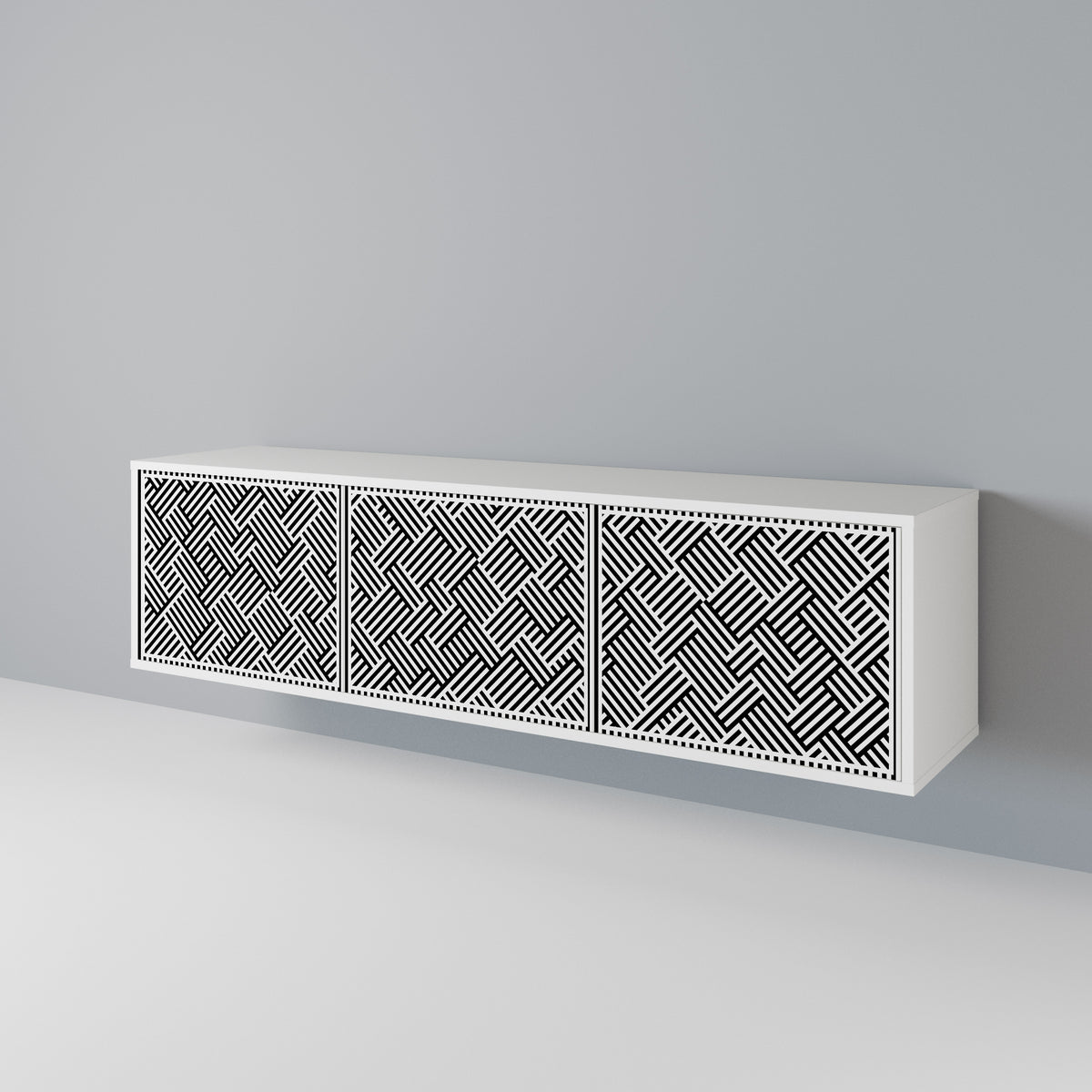 TEMPORARY SEQUENCE 3-Door TV Cabinet