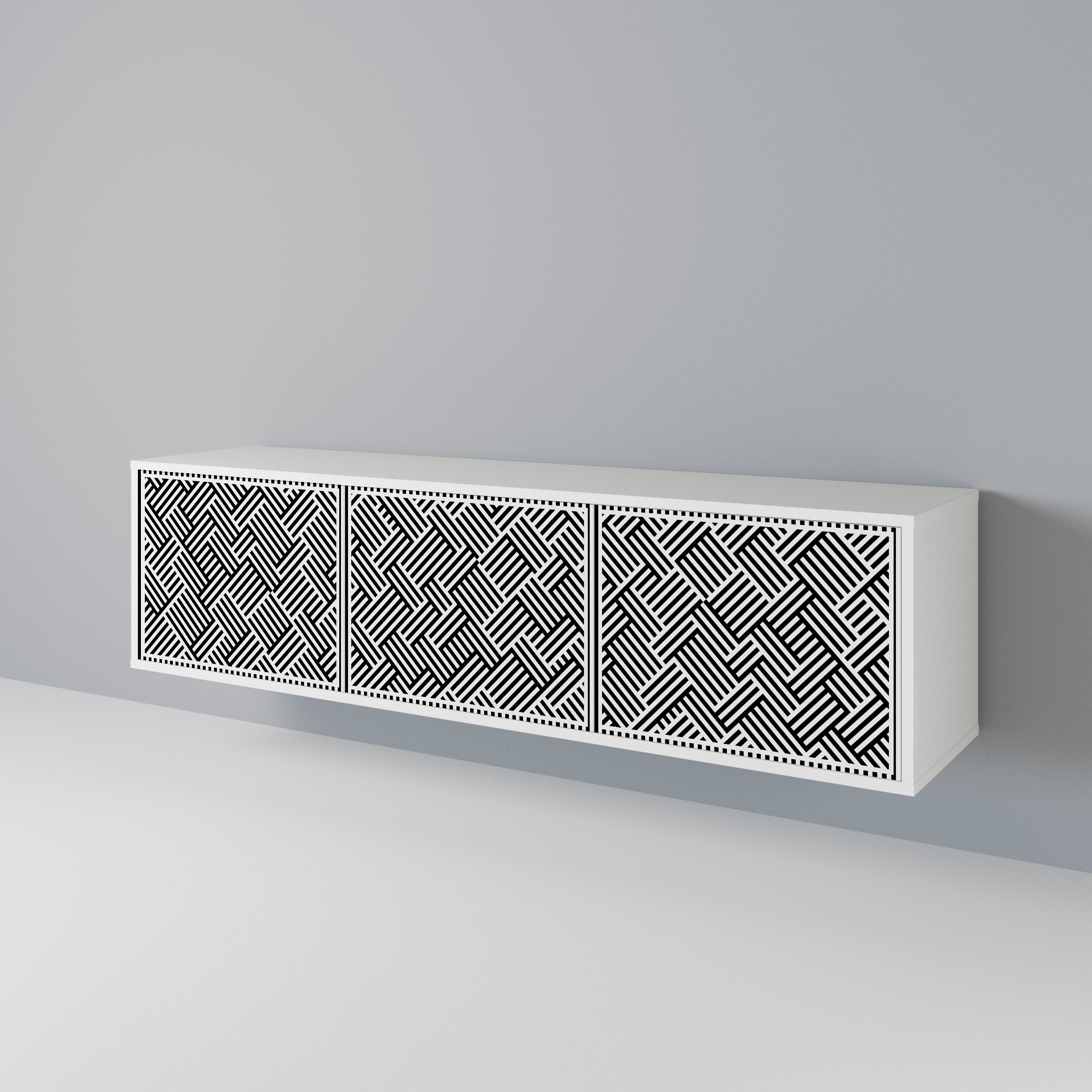 TEMPORARY SEQUENCE 3-Door TV Cabinet