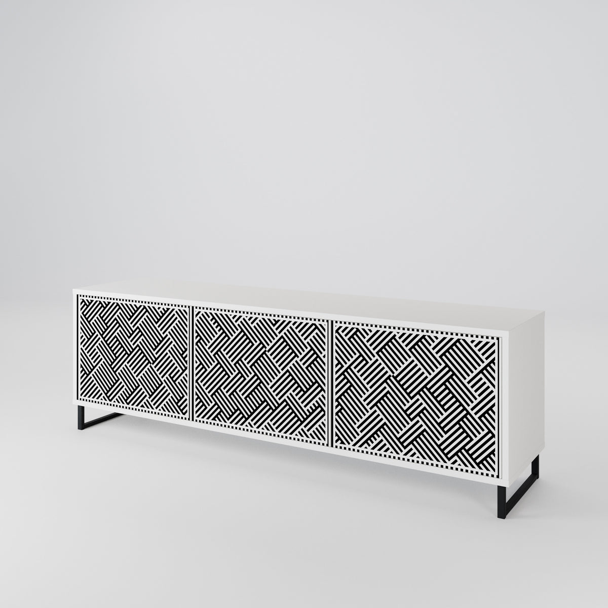 TEMPORARY SEQUENCE 3-Door TV Cabinet