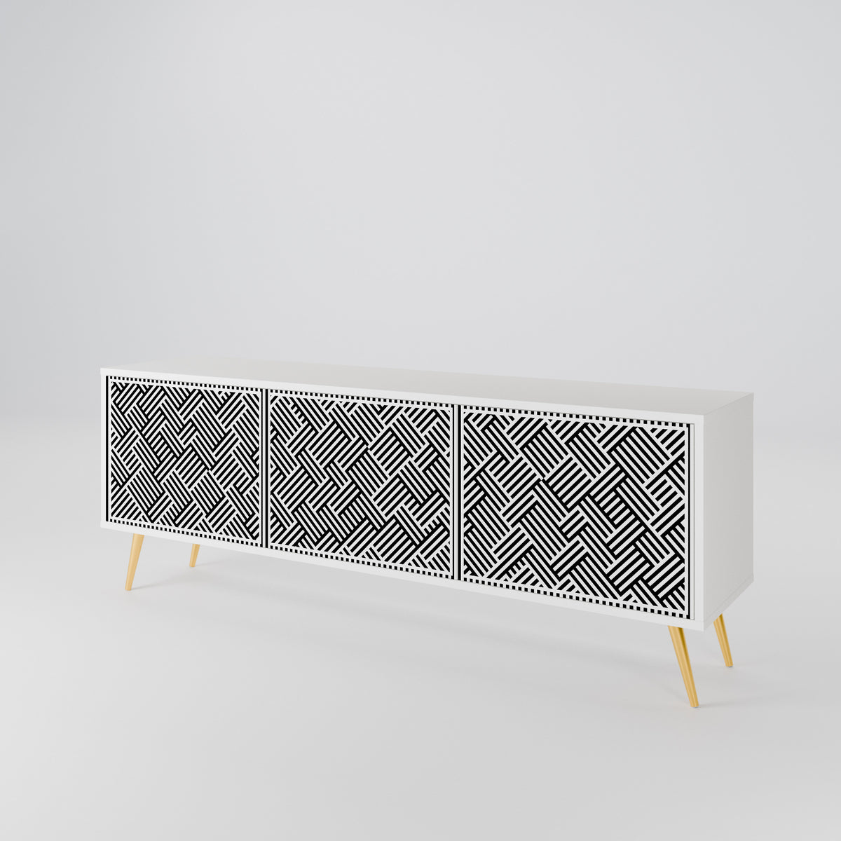 TEMPORARY SEQUENCE 3-Door TV Cabinet