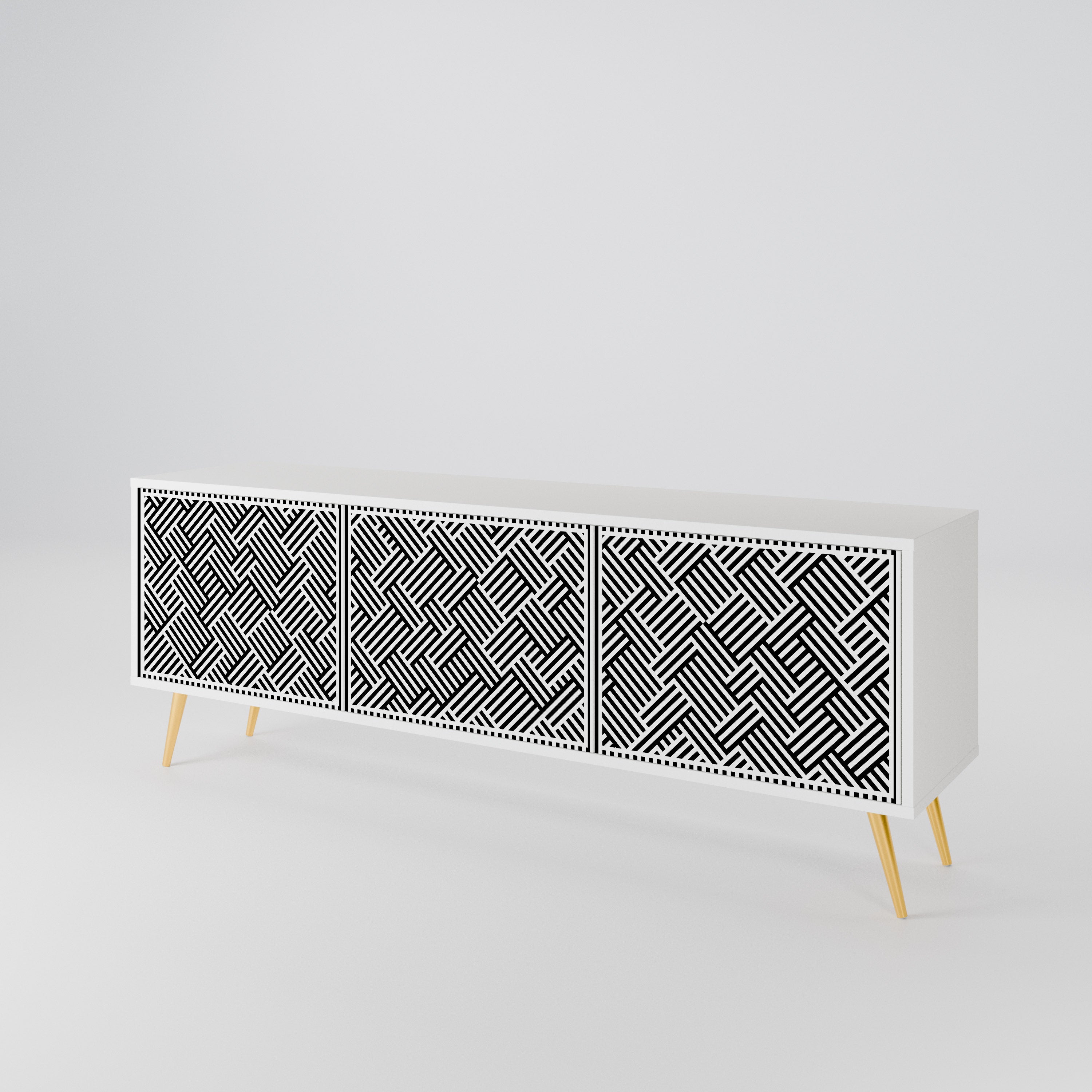 TEMPORARY SEQUENCE 3-Door TV Cabinet