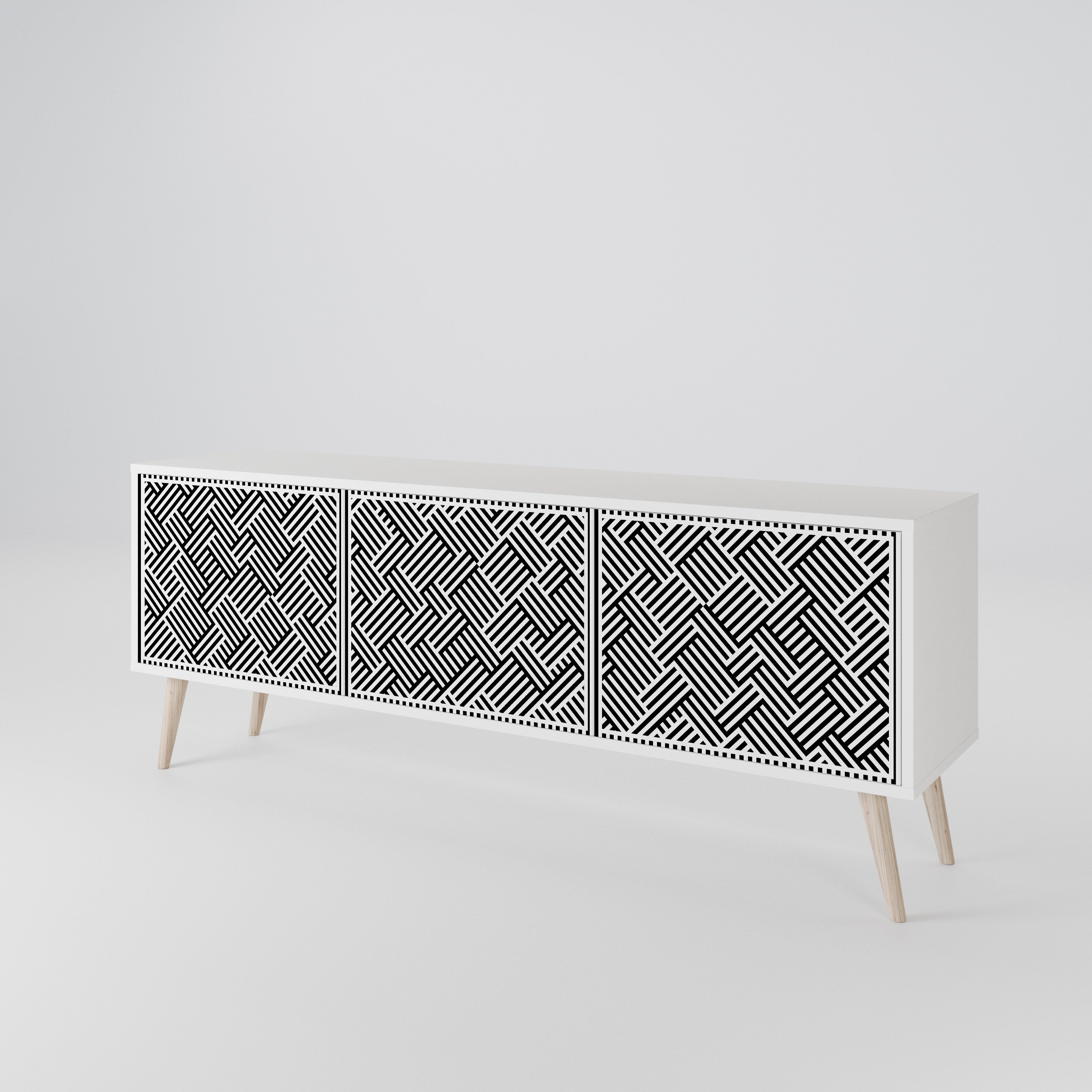 TEMPORARY SEQUENCE 3-Door TV Cabinet