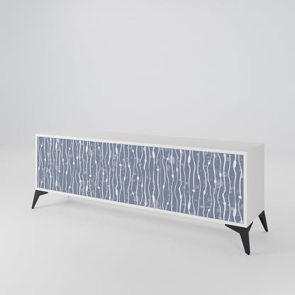 GRAPHITE RAIN 3-Door TV Cabinet