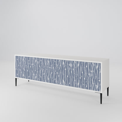 GRAPHITE RAIN 3-Door TV Cabinet