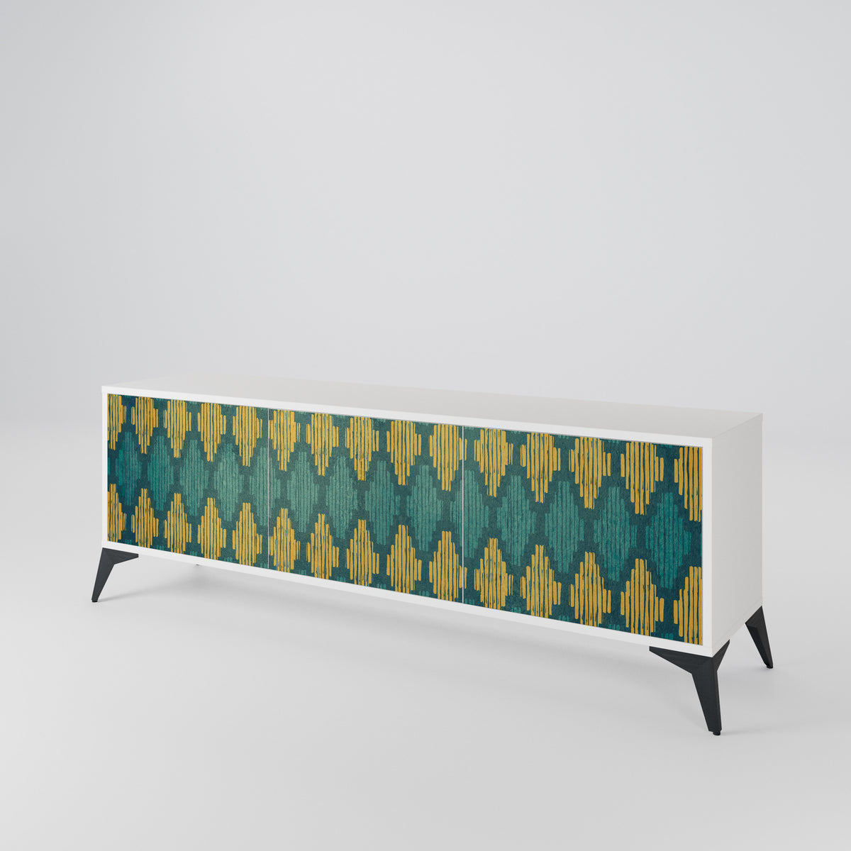POLYGONS 3-Door TV Cabinet
