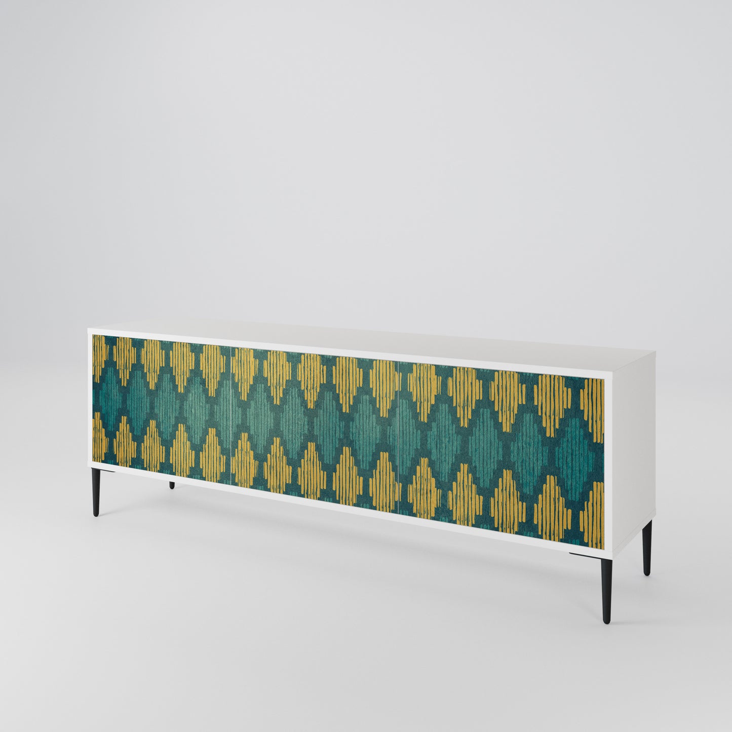POLYGONS 3-Door TV Cabinet